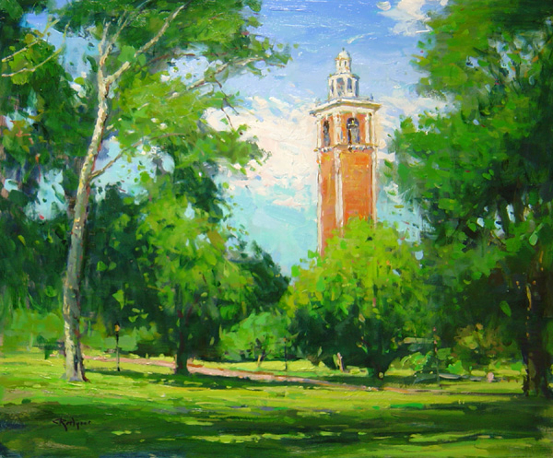 The Carillon Tower in Summer by Jim Rodgers
