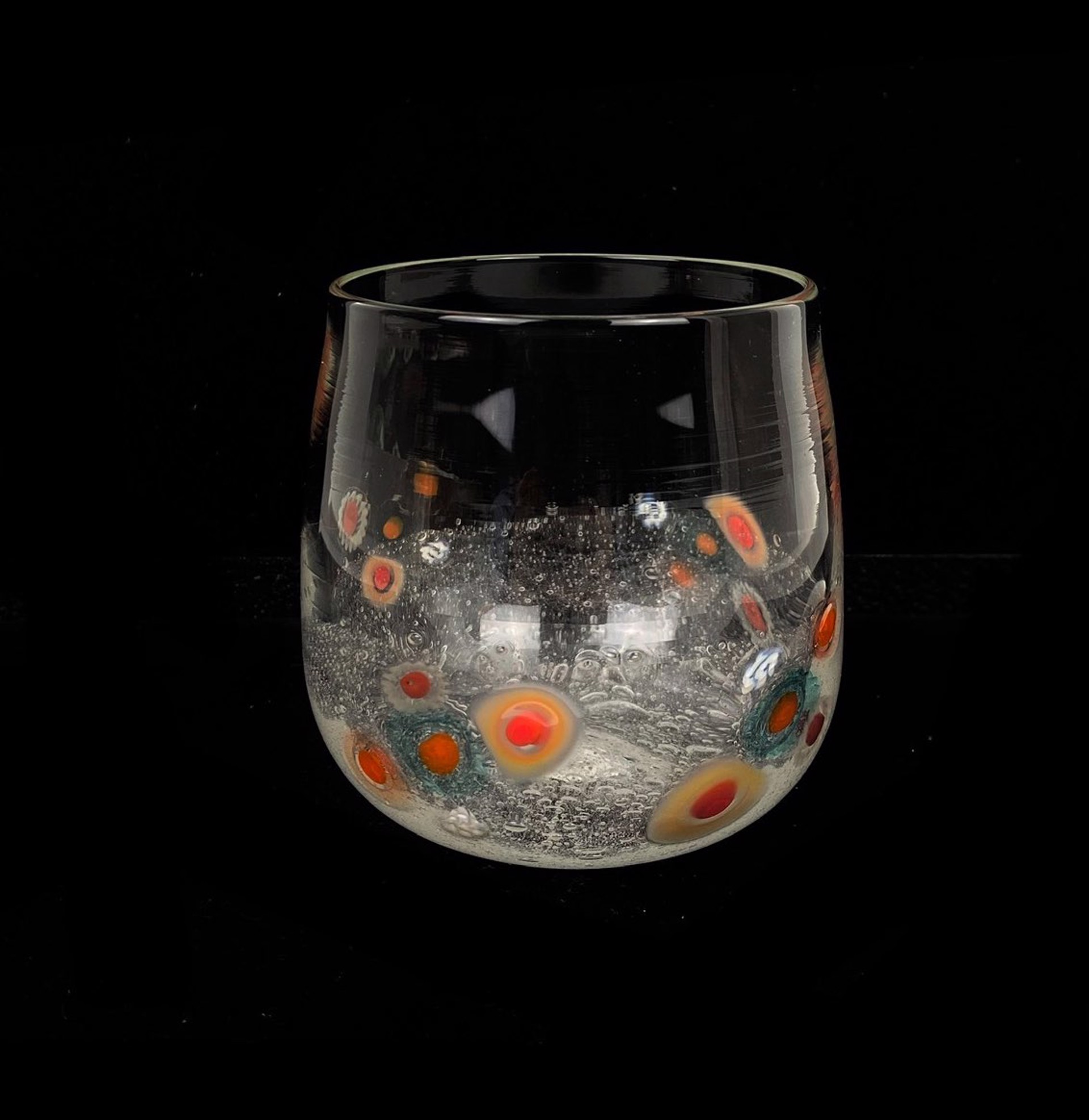 Millefiore Wine Glass by Chad Balster