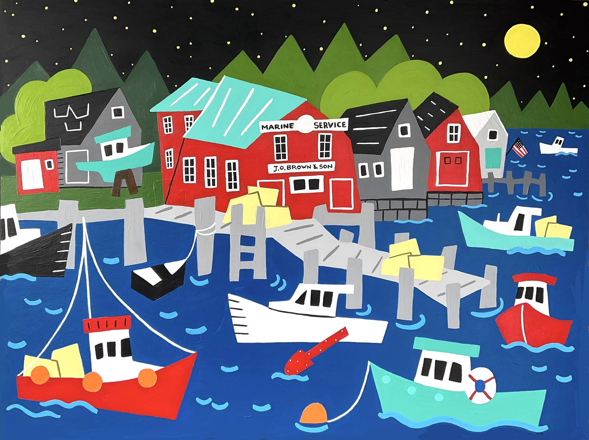 North Haven Harbor by Page Eastburn O'Rourke