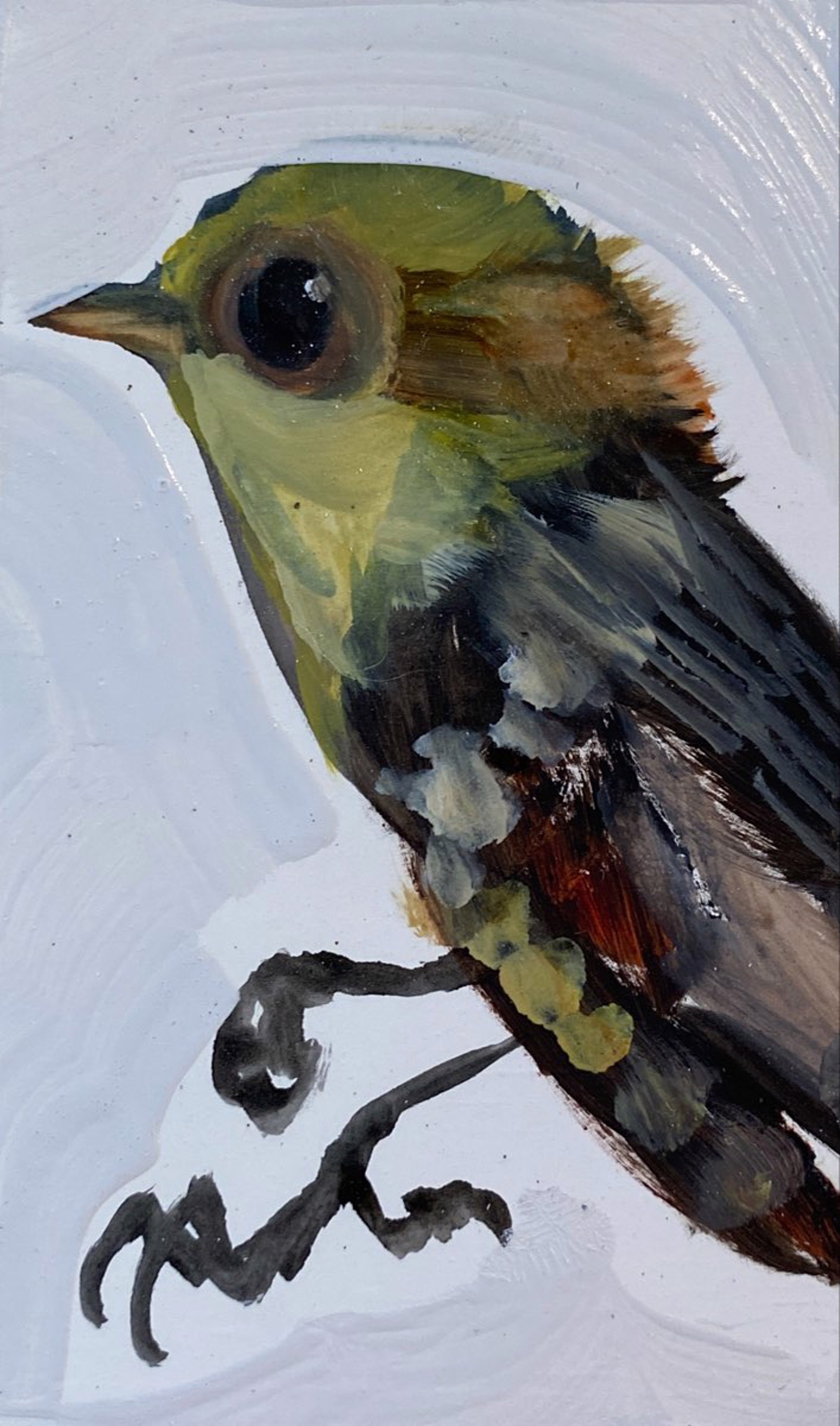 Bird Block (yellow head) by Diane Kilgore Condon