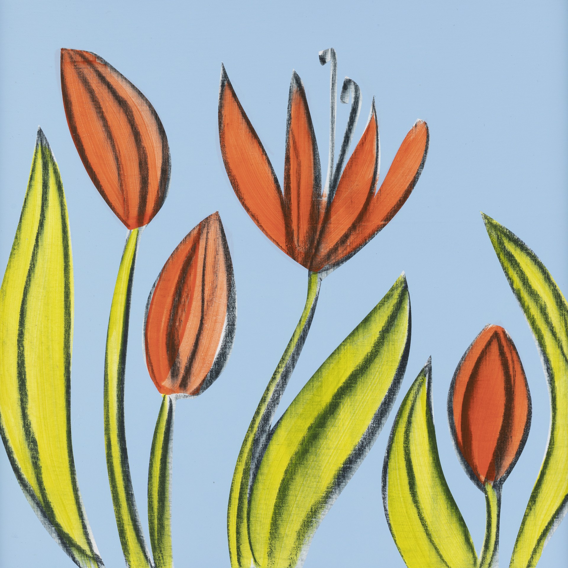 Degas' Tulips by Glory Day Loflin Paintings
