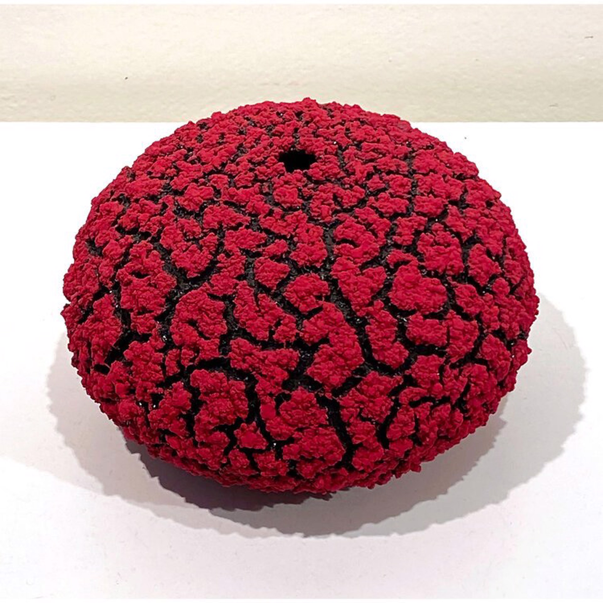 Urchin Vessel - Red 128 by Randy O' Brien