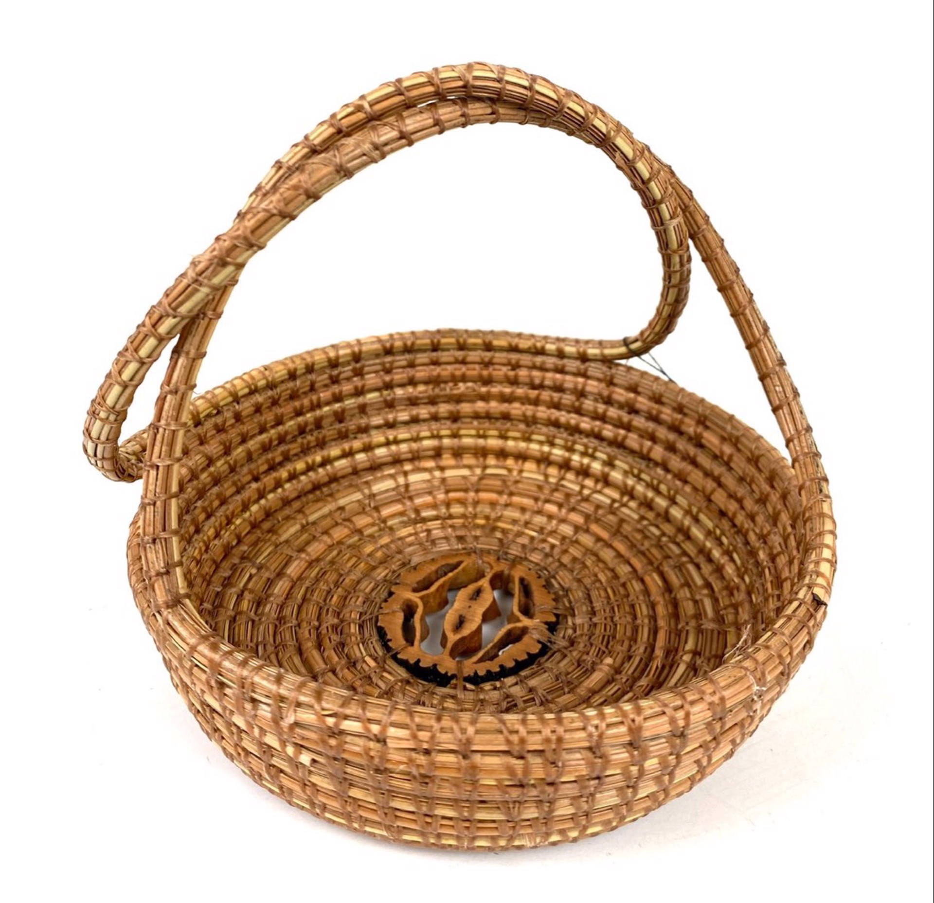 Small Basket with Twisted Handle by Jacqueline Green