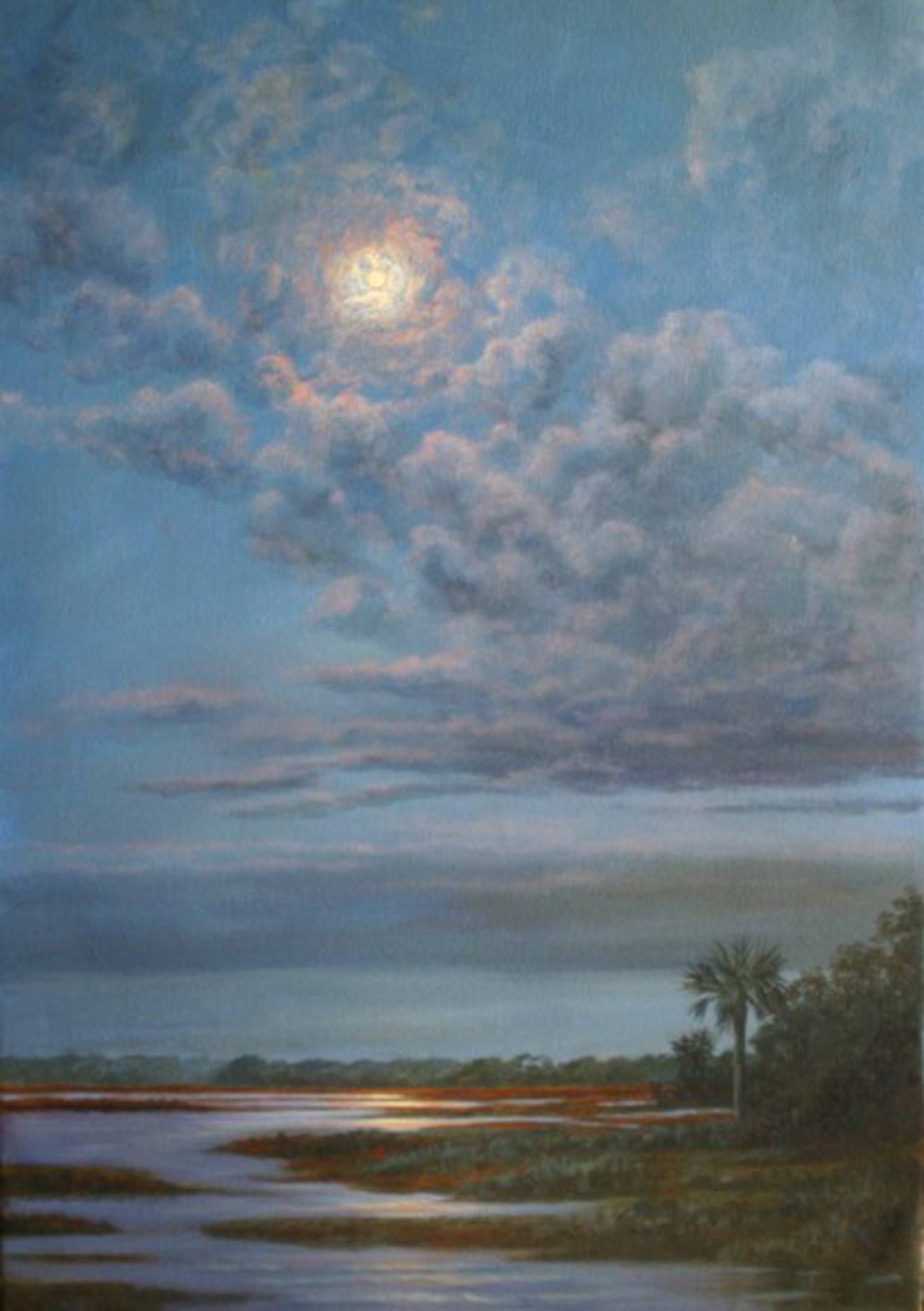 Moonlit Marsh by Douglas Grier -- Giclee Prints