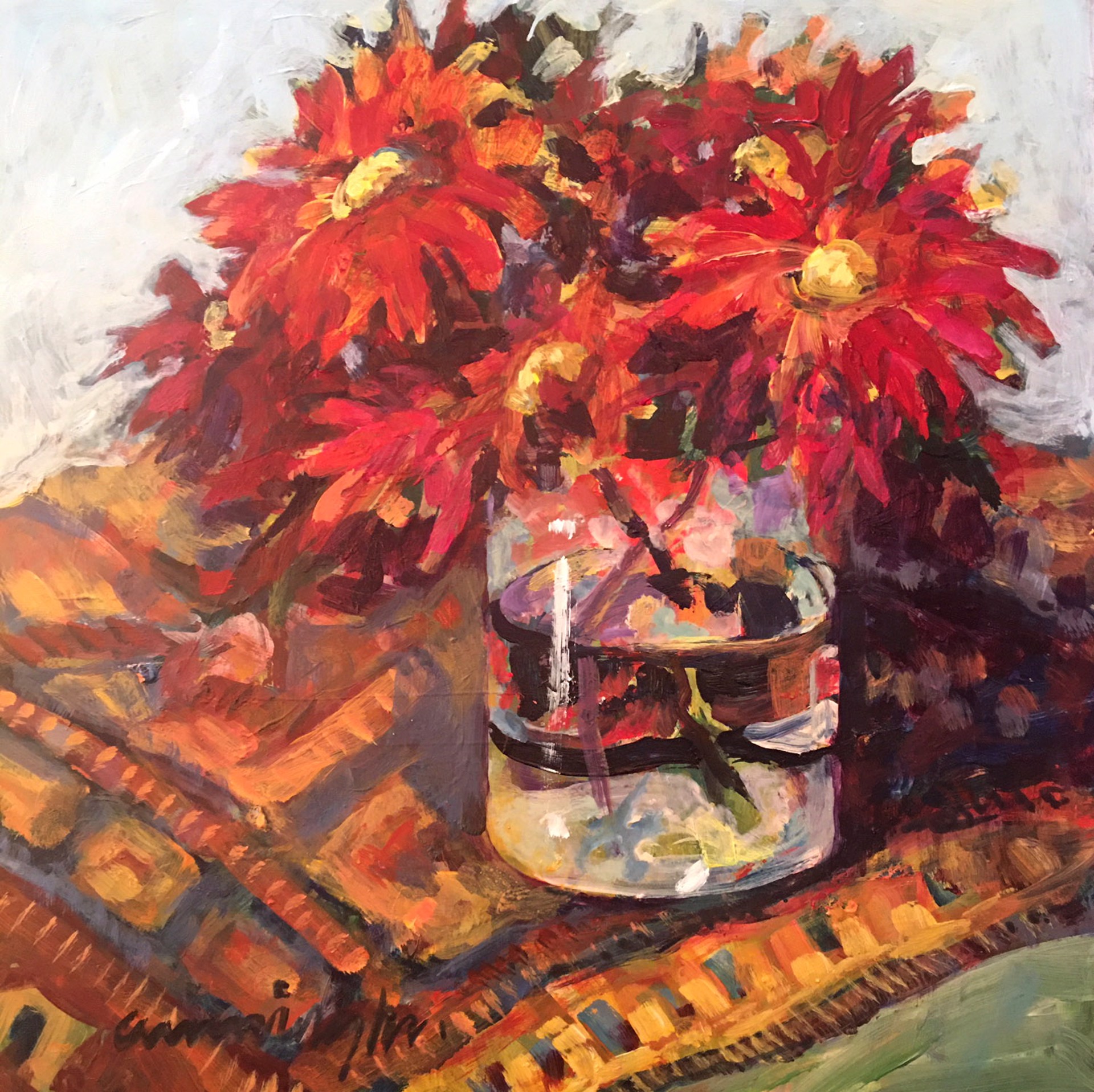 Fall Flowers by Nan Cunningham