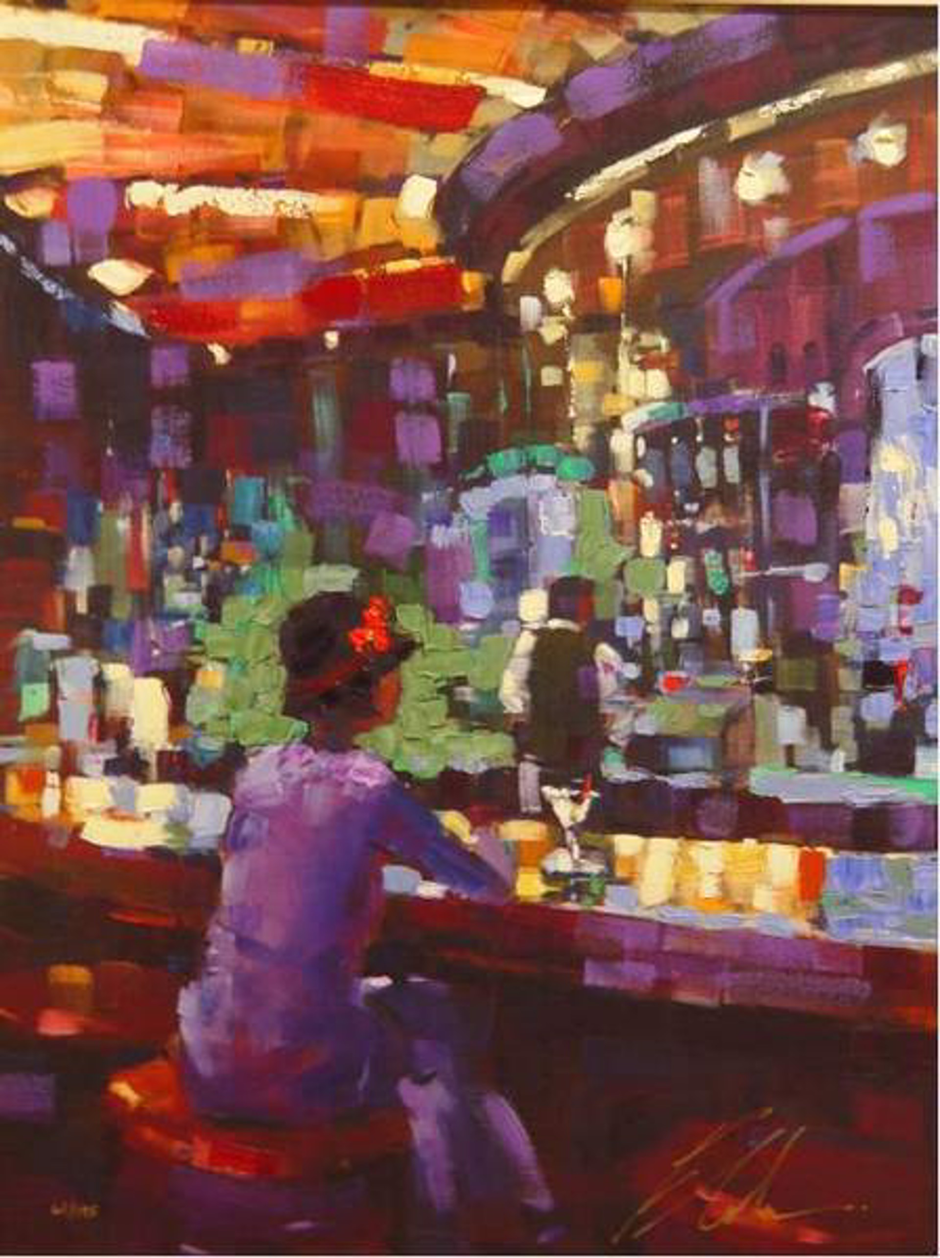 Mel at the Bar by Michael Flohr