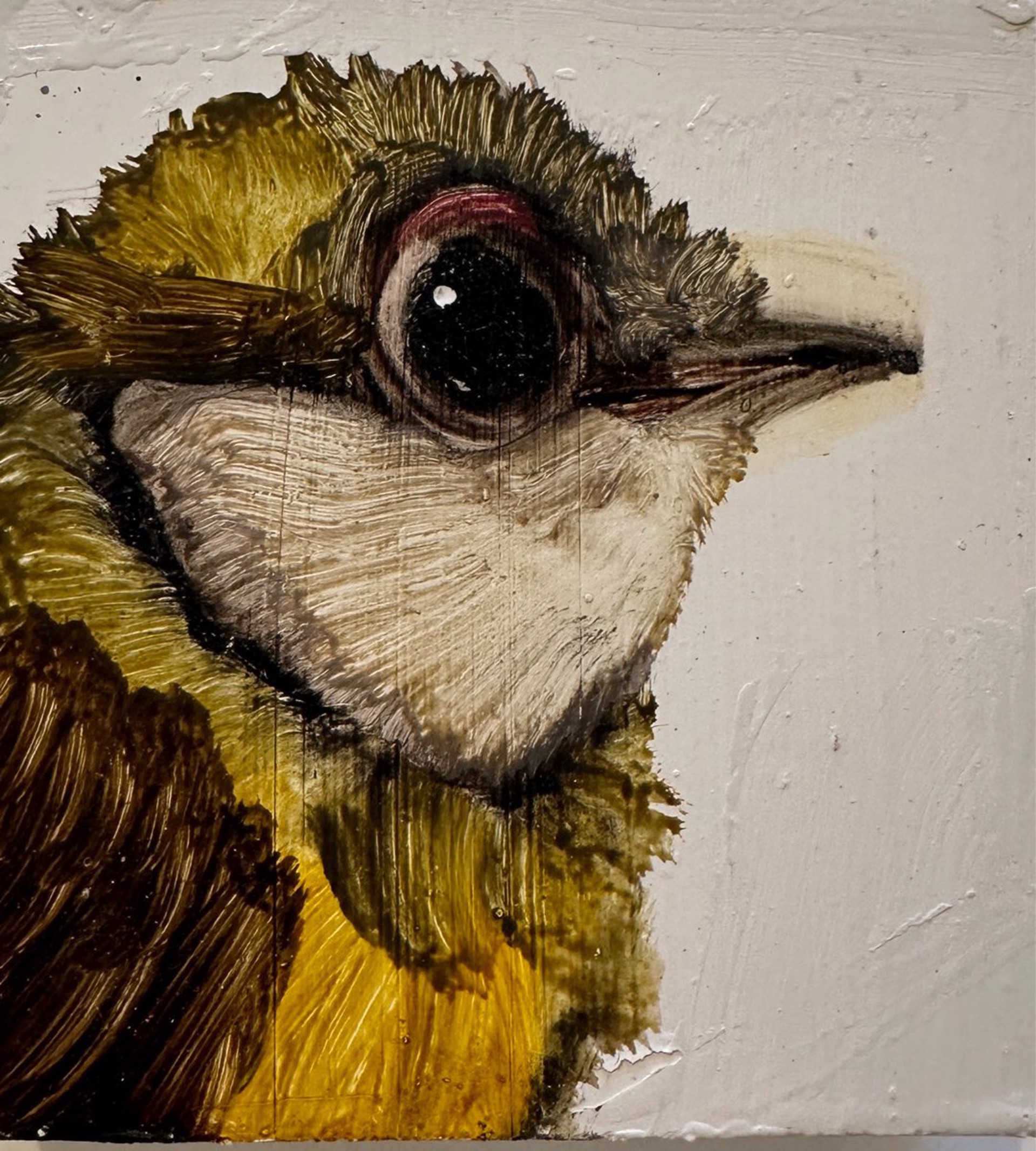 Bird Block (small yellow) by Diane Kilgore Condon