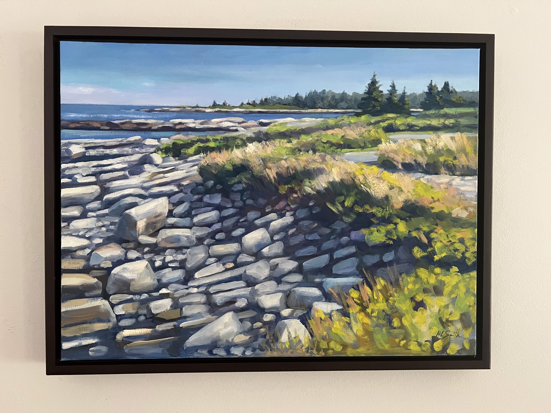 Glowing Light at Schoodic by Holly L. Smith