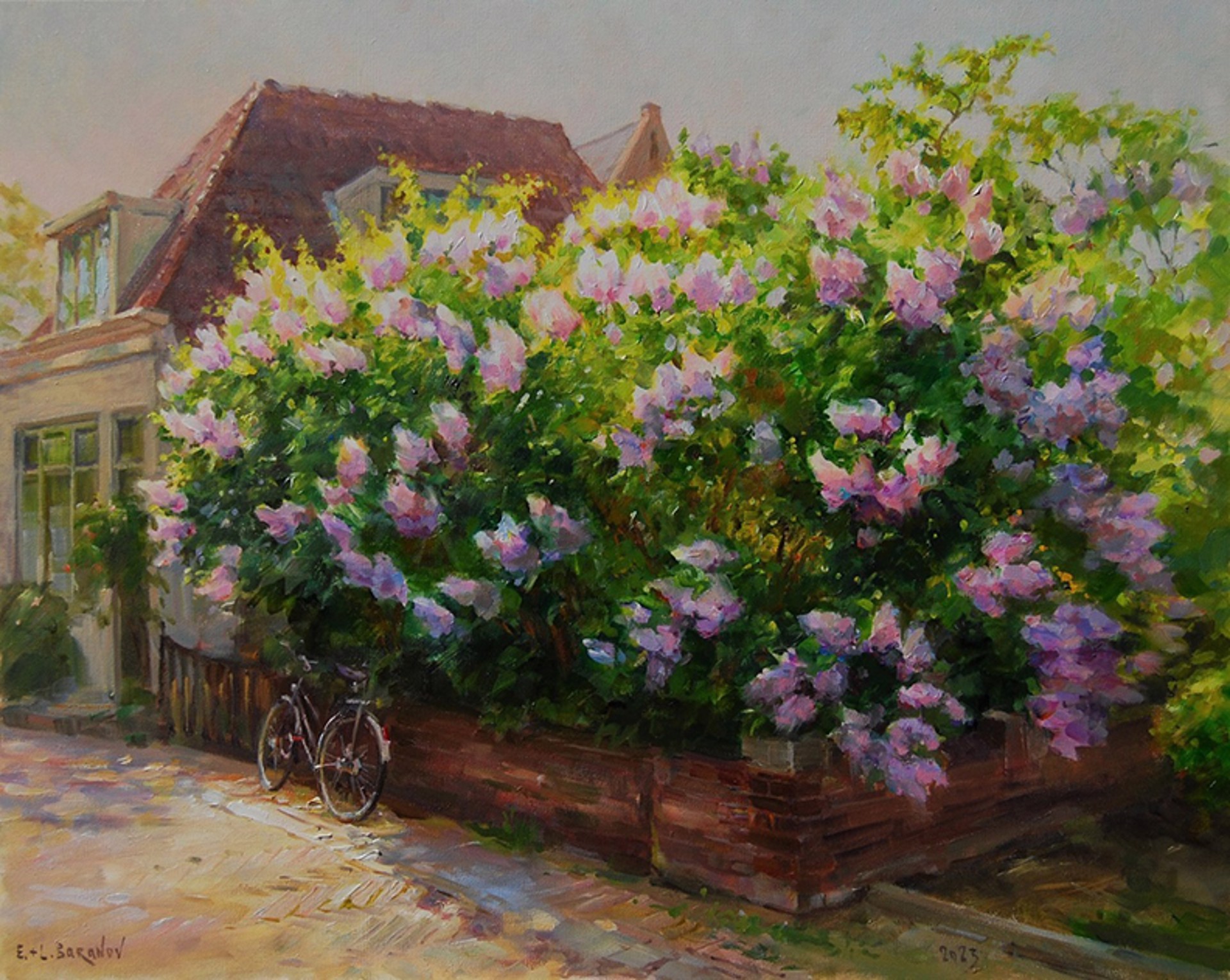 Lilacs in Bloom, North Holland by Evgeny & Lydia Baranov