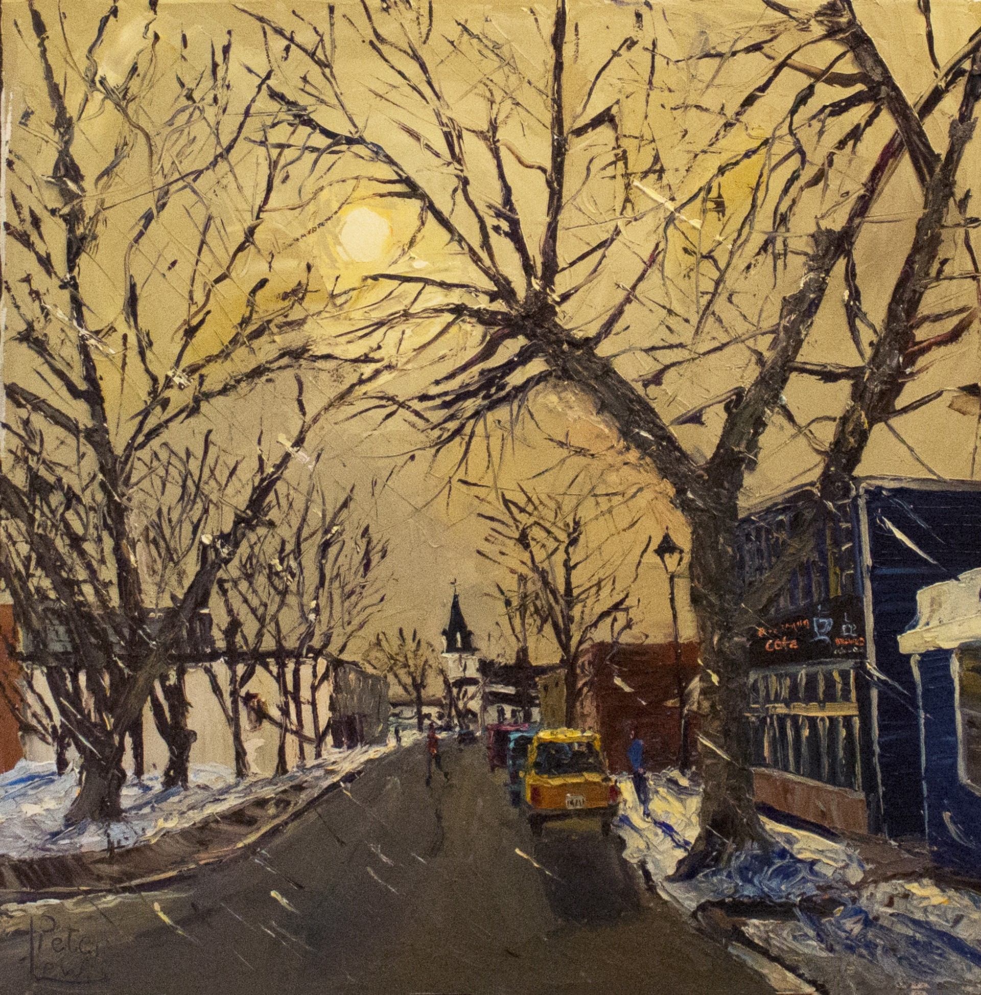 West Street, Corner Brook by Peter Lewis