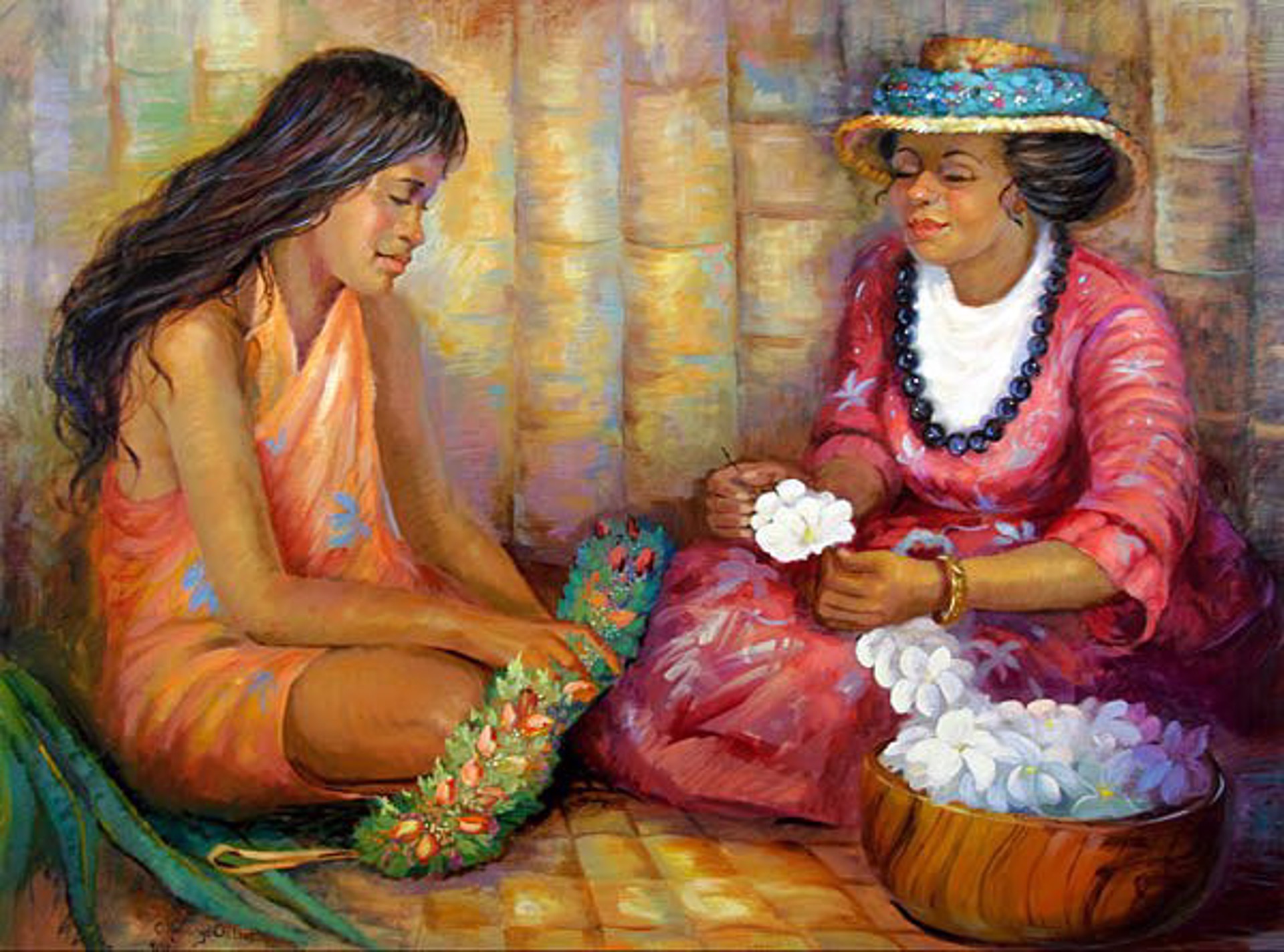 Lei Maker  by Connie Hennings-Chilton