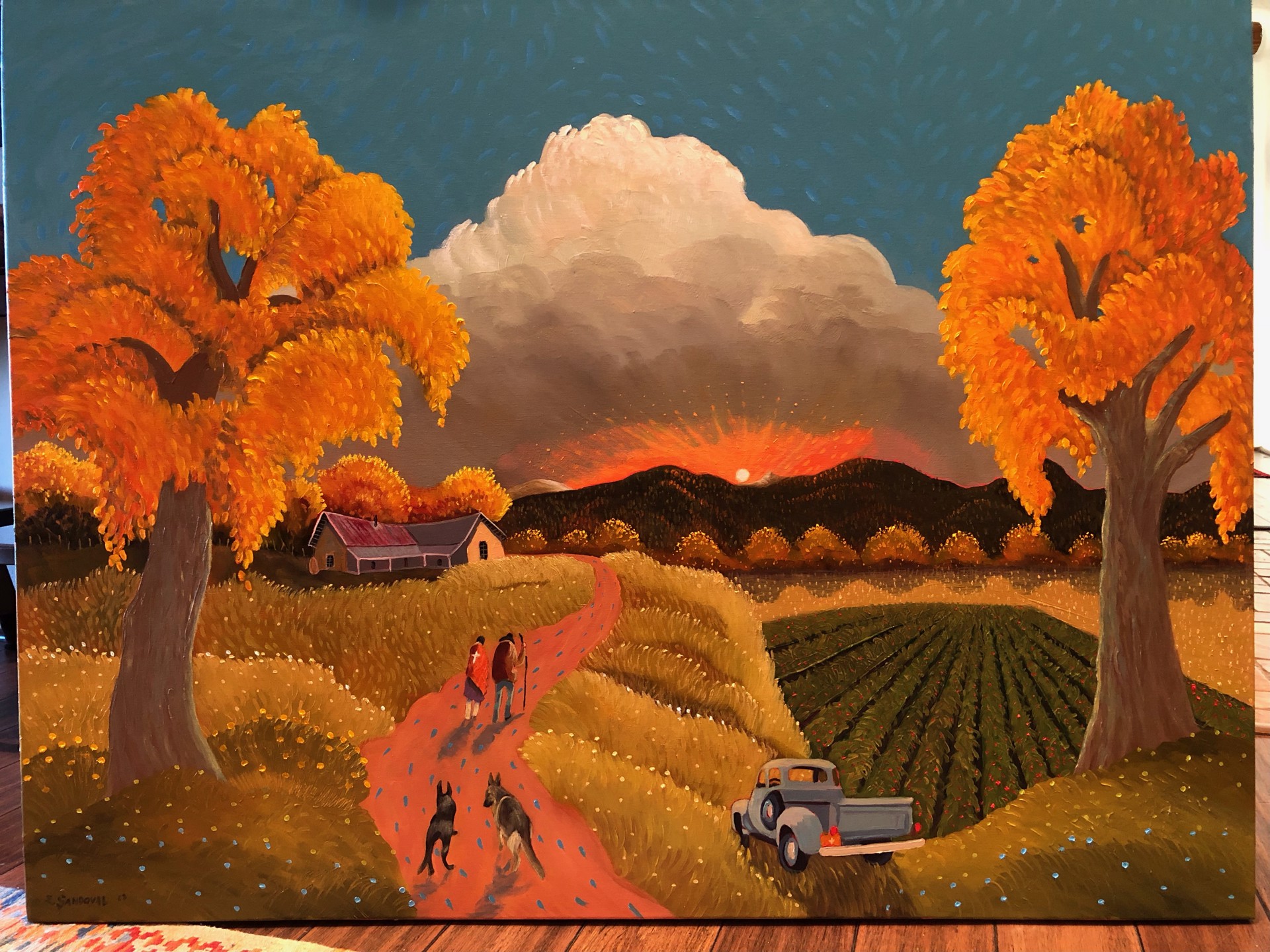 Autumn Homestead by Ed Sandoval