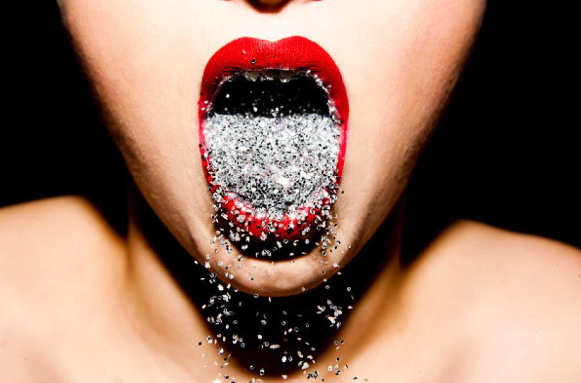 Glitter Mouth* by Tyler Shields