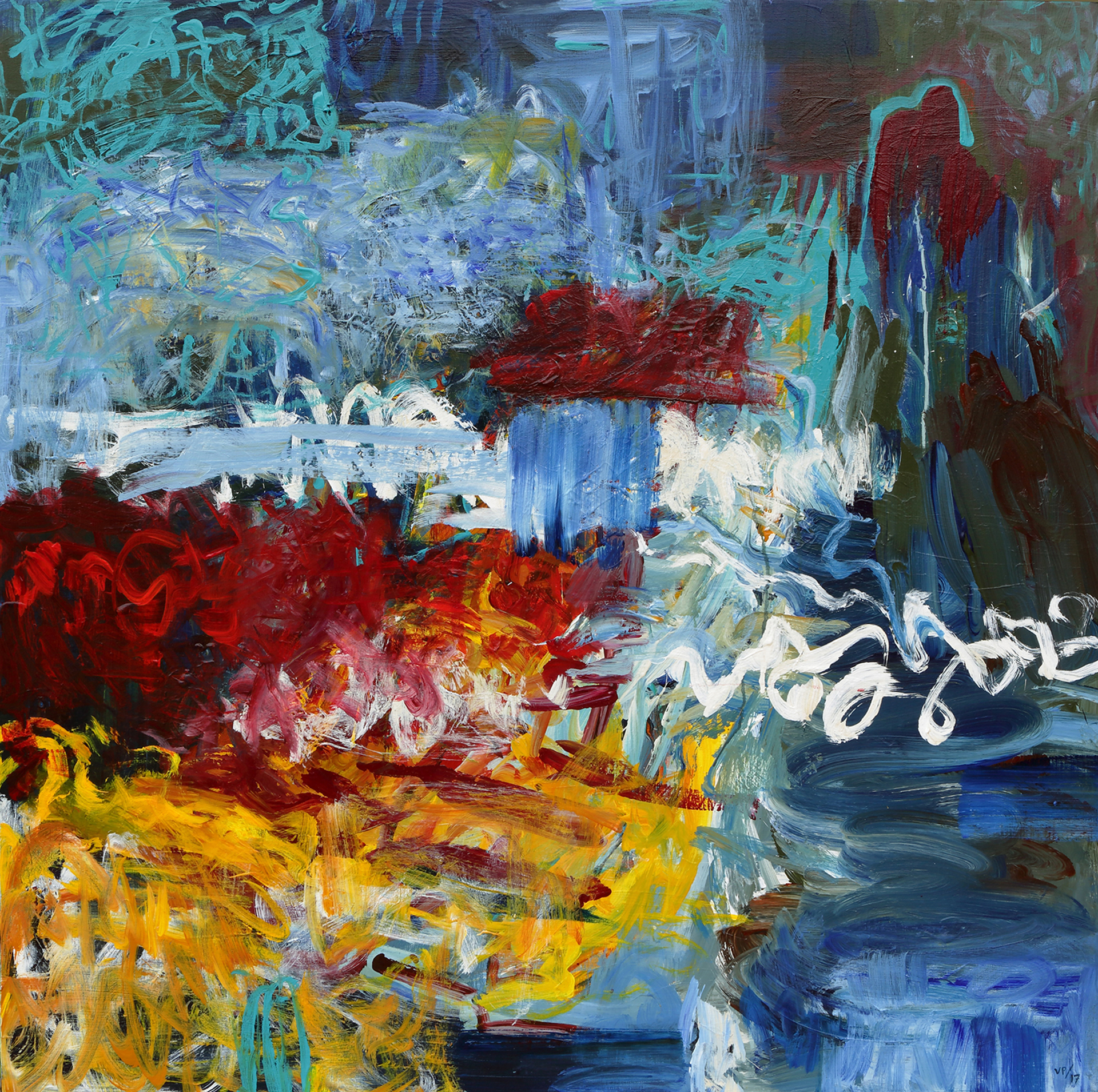 Inhabited Landscape, Shoreline by VERONICA PLEWMAN