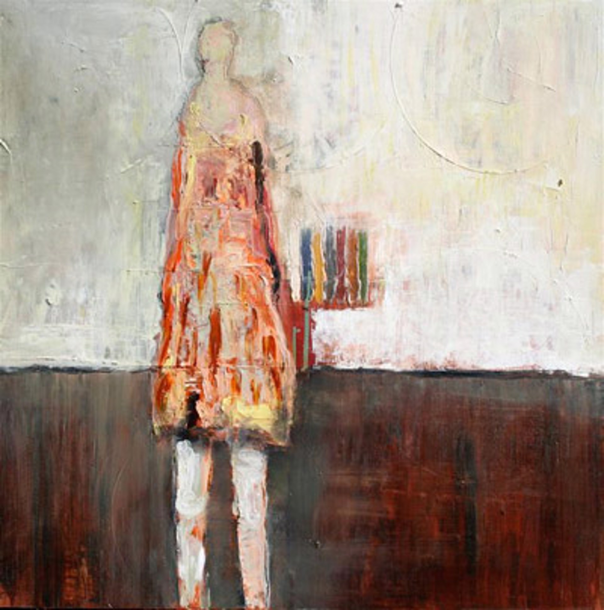 Figure With Stripes by Brigitte McReynolds