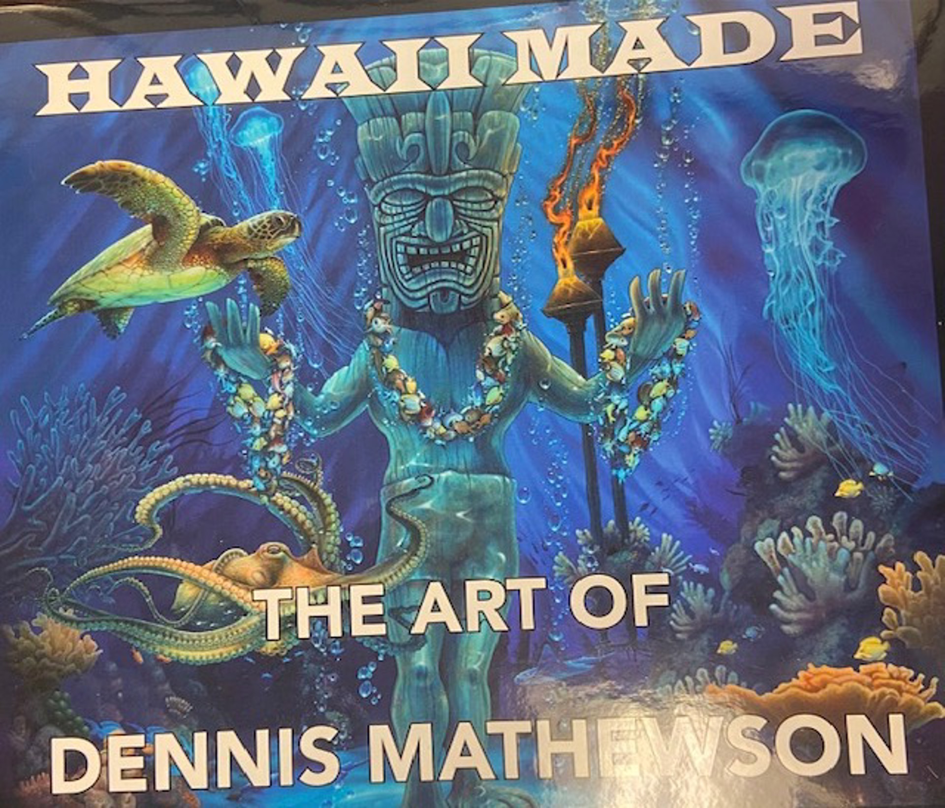 Artist Book Hawaii Made by Dennis Mathewson