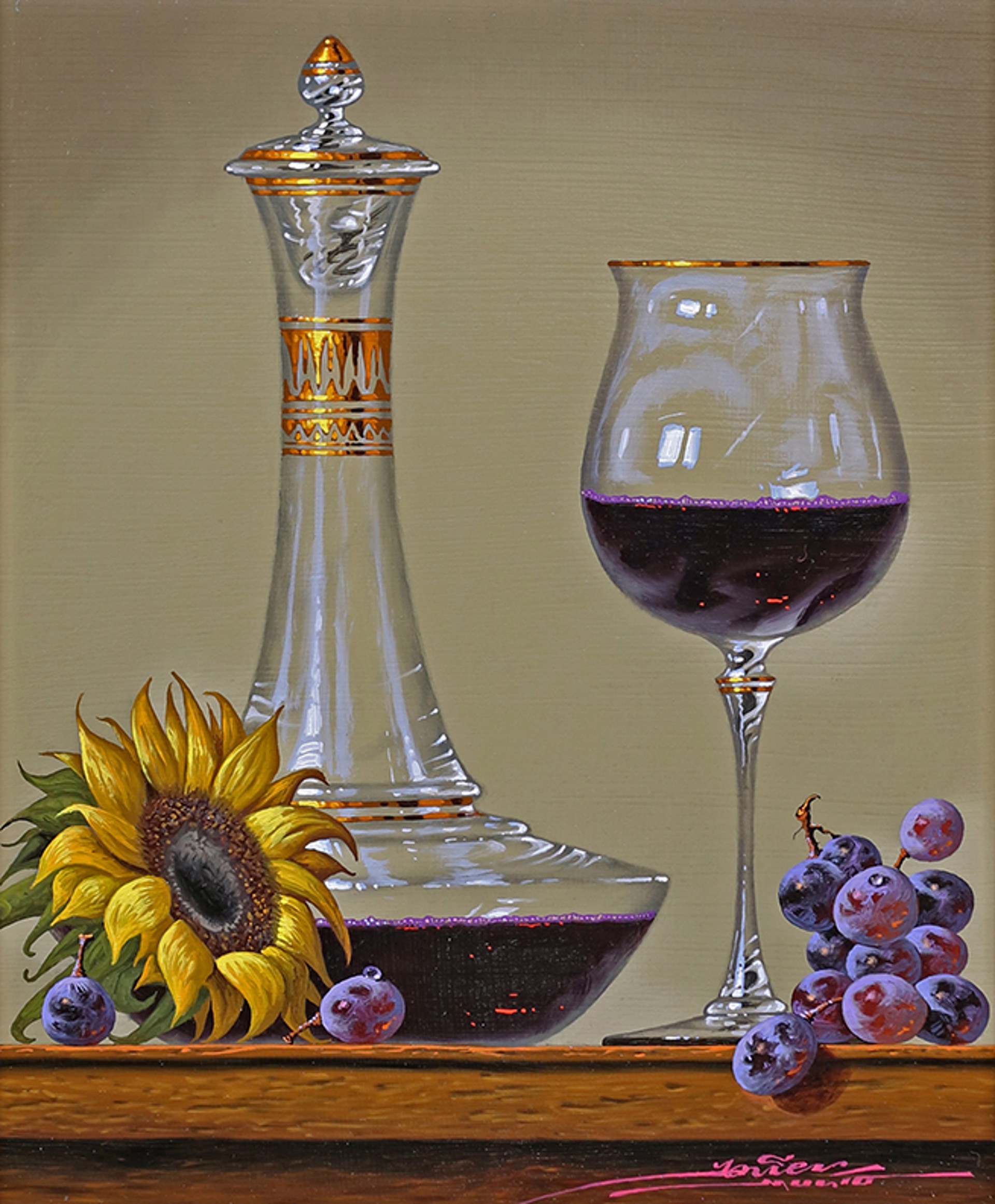 Let's have another Glass by Javier Mulio
