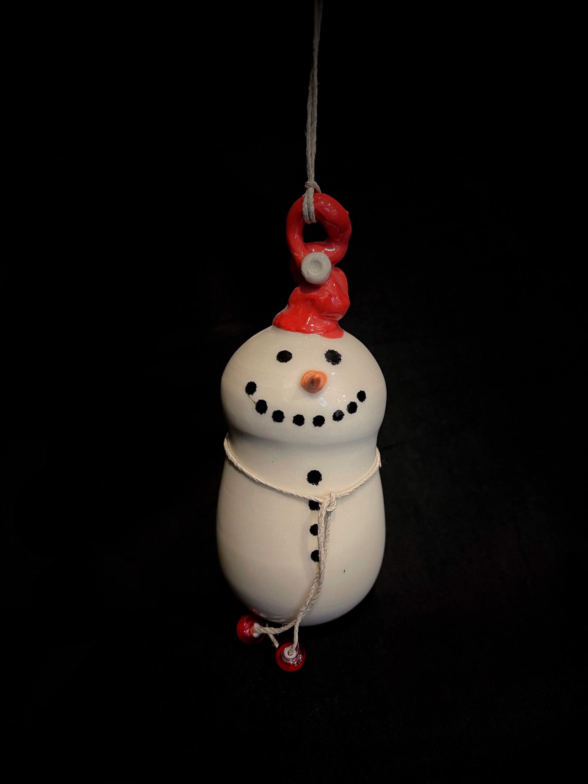 Snowman Ornament by Karen Heathman