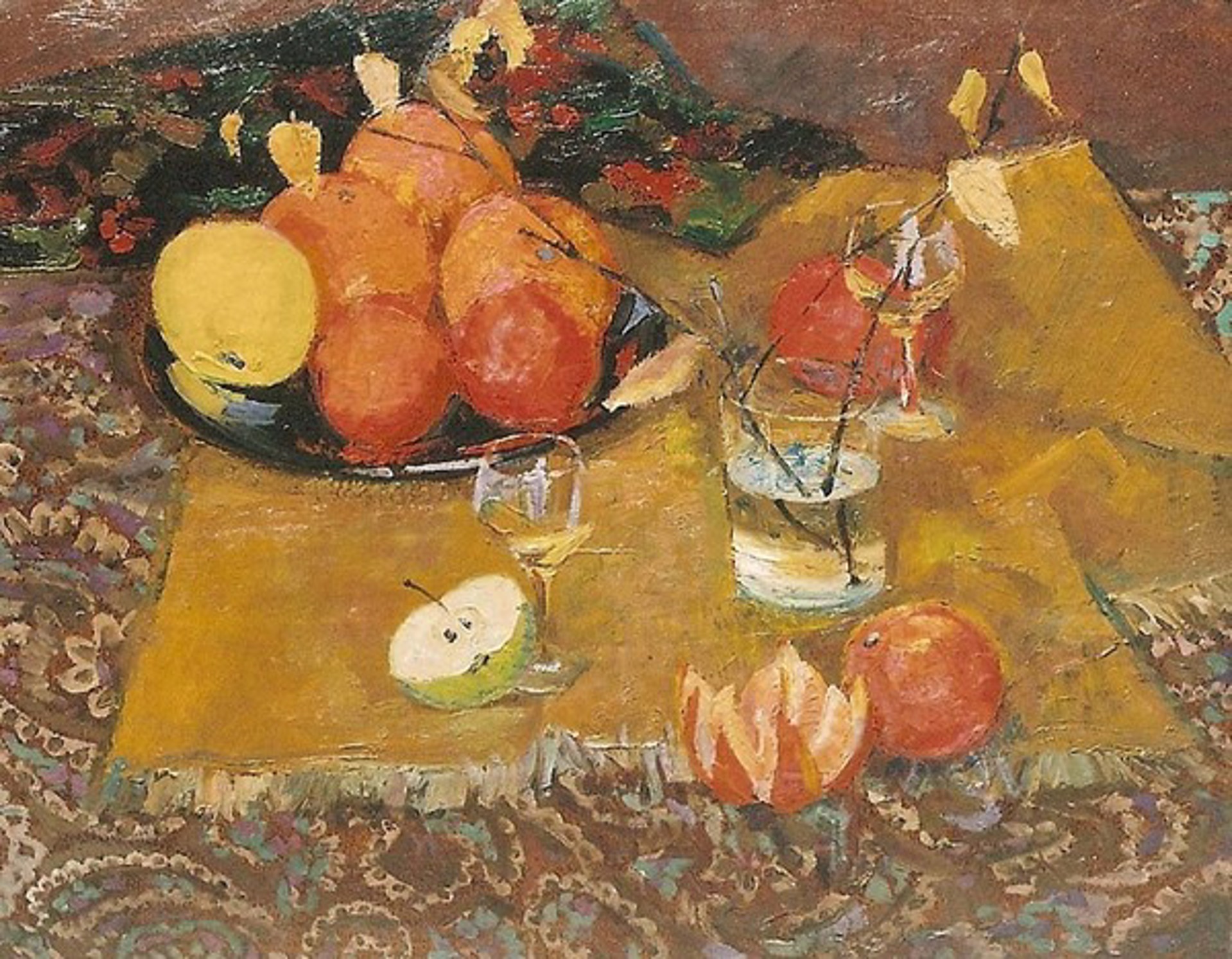 Still Life with Fruit by Vladimir Gorb
