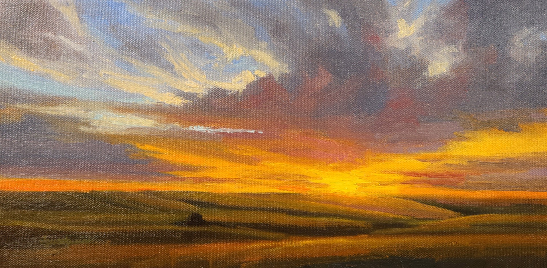 A Burst of Sunset by Cristine Sundquist