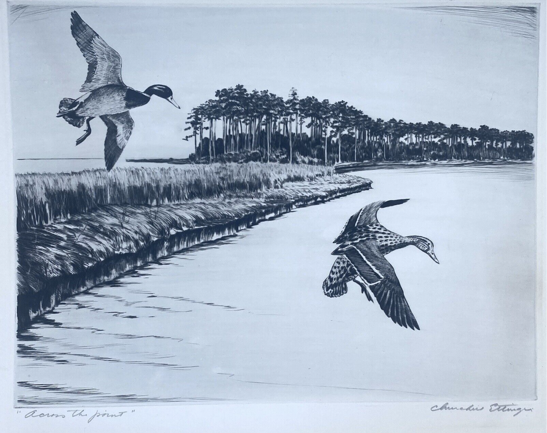 Across the Pond by Churchill Ettinger