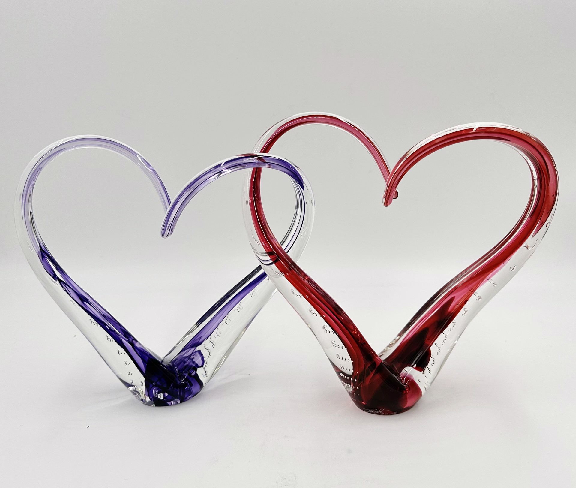 Small Transparent Love Sculptures by Scott Hartley