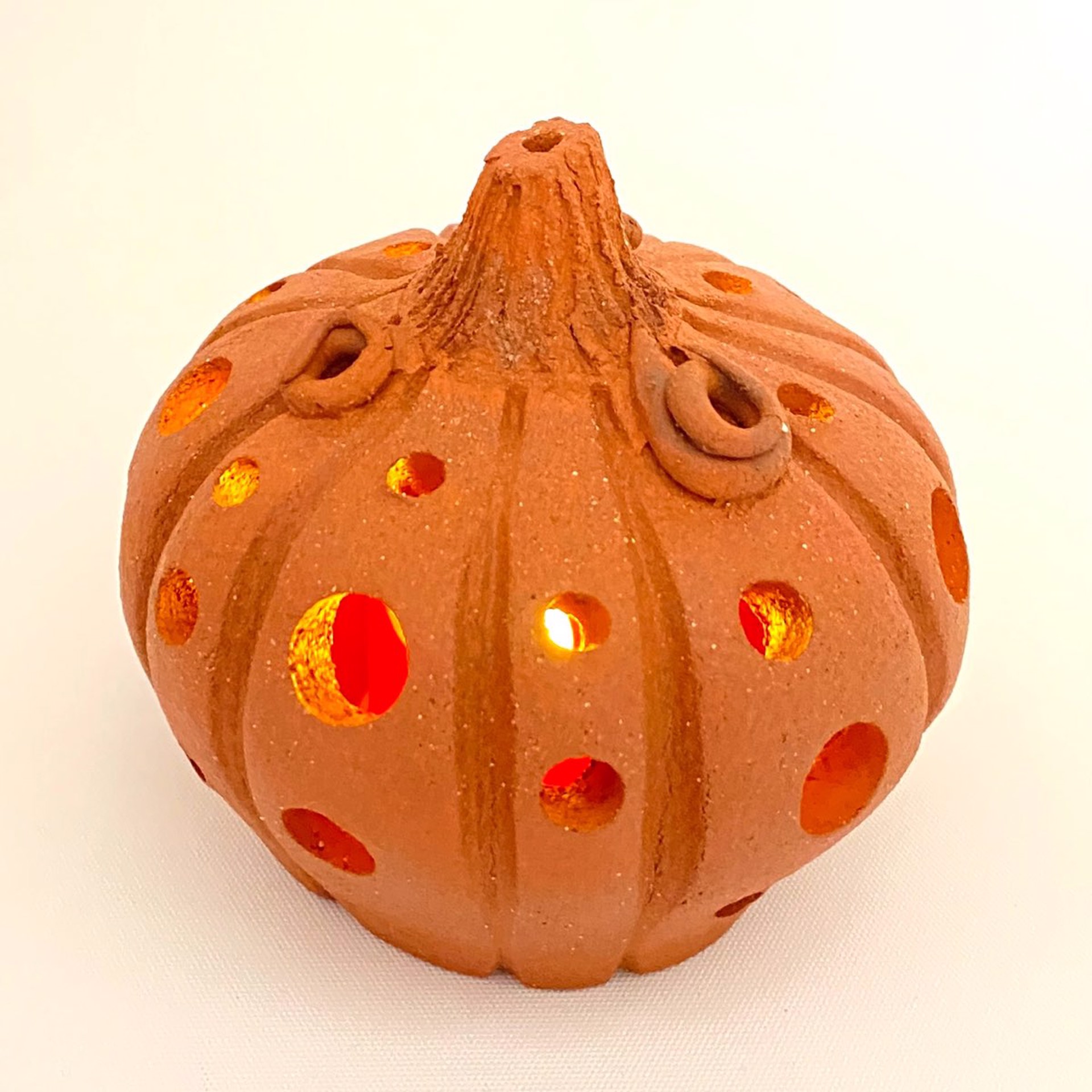 Pumpkin Tea Light 3 by Sue Morse