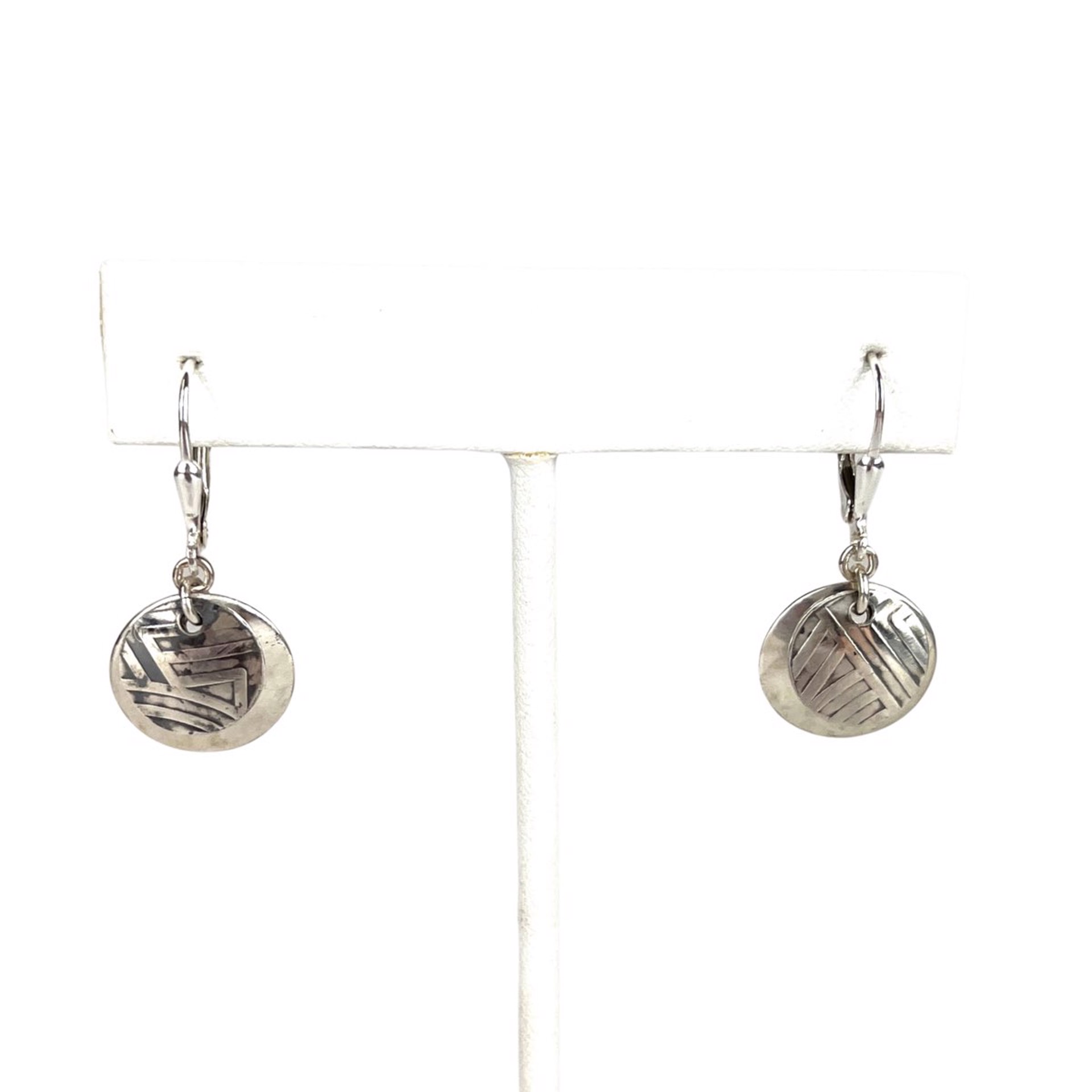 Peek-A-Boo Sterling Silver Earrings by Nola Smodic
