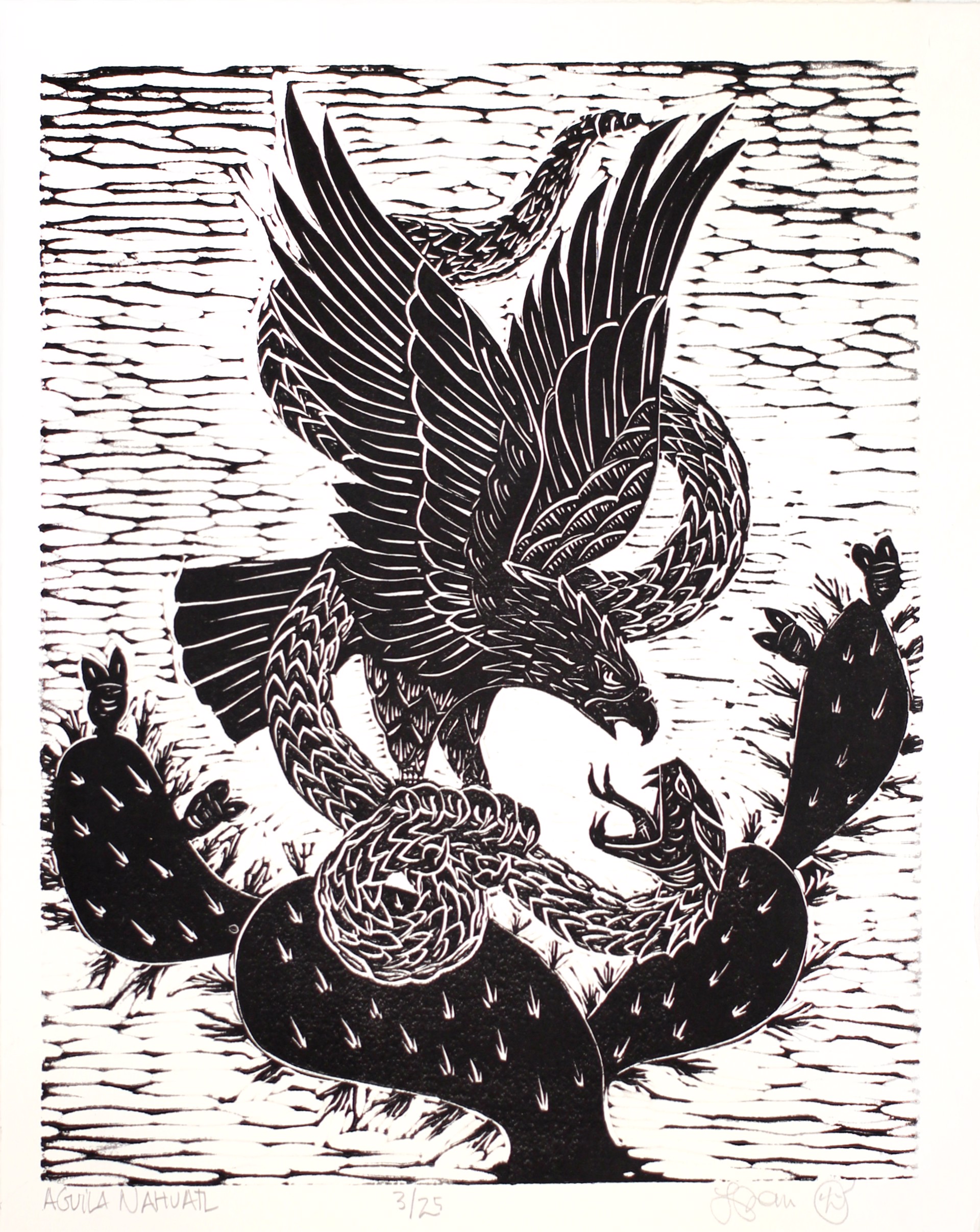 Aguila Nahuatl by Luis Garcia