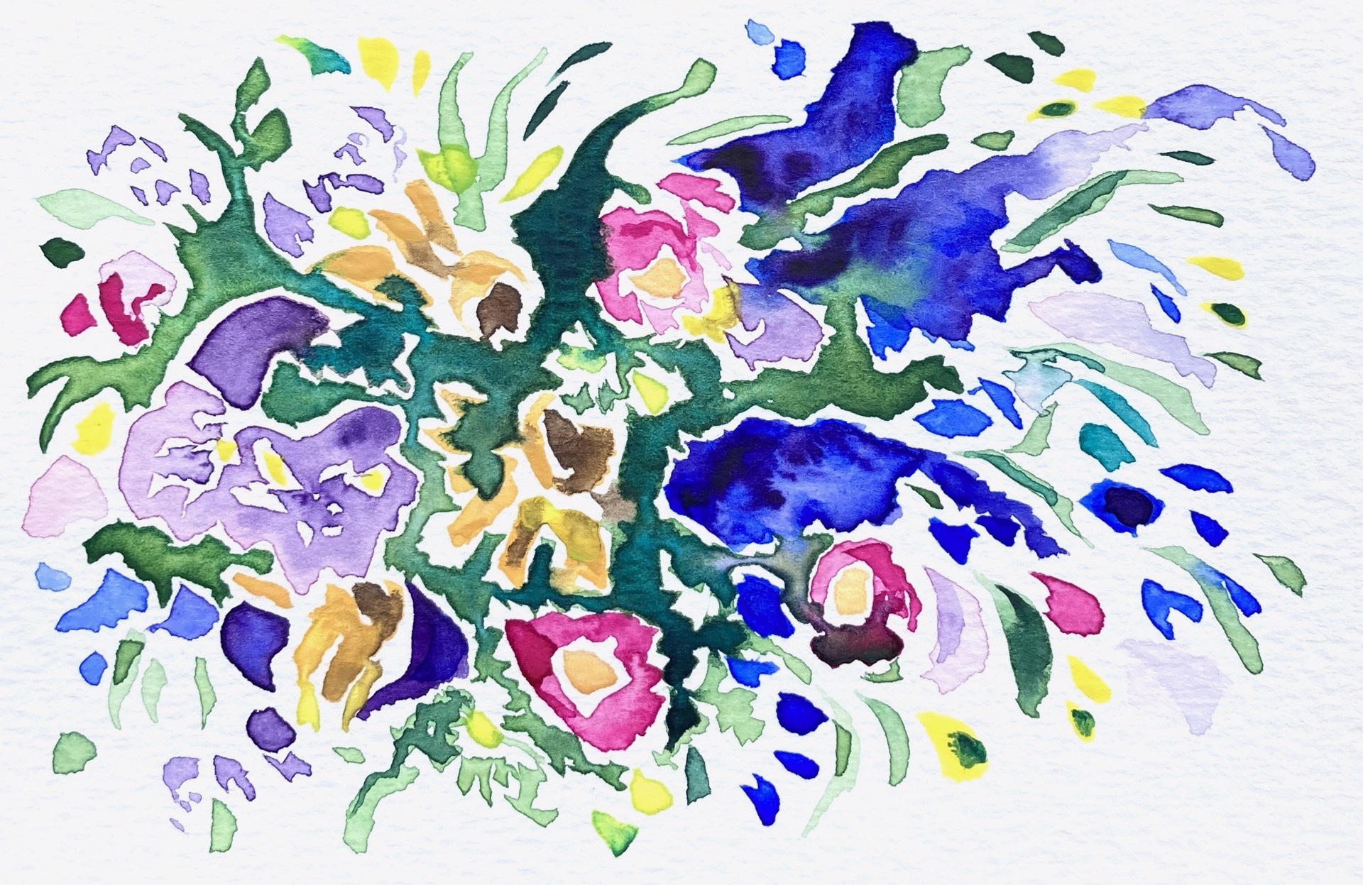 Wildflower Bouquet Five by Elizabeth Cabell