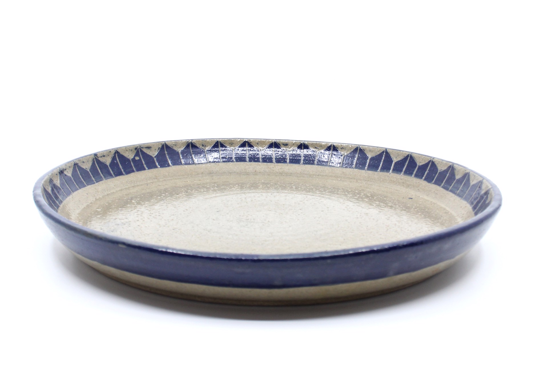 Blue Plate by Mogote Ceramica