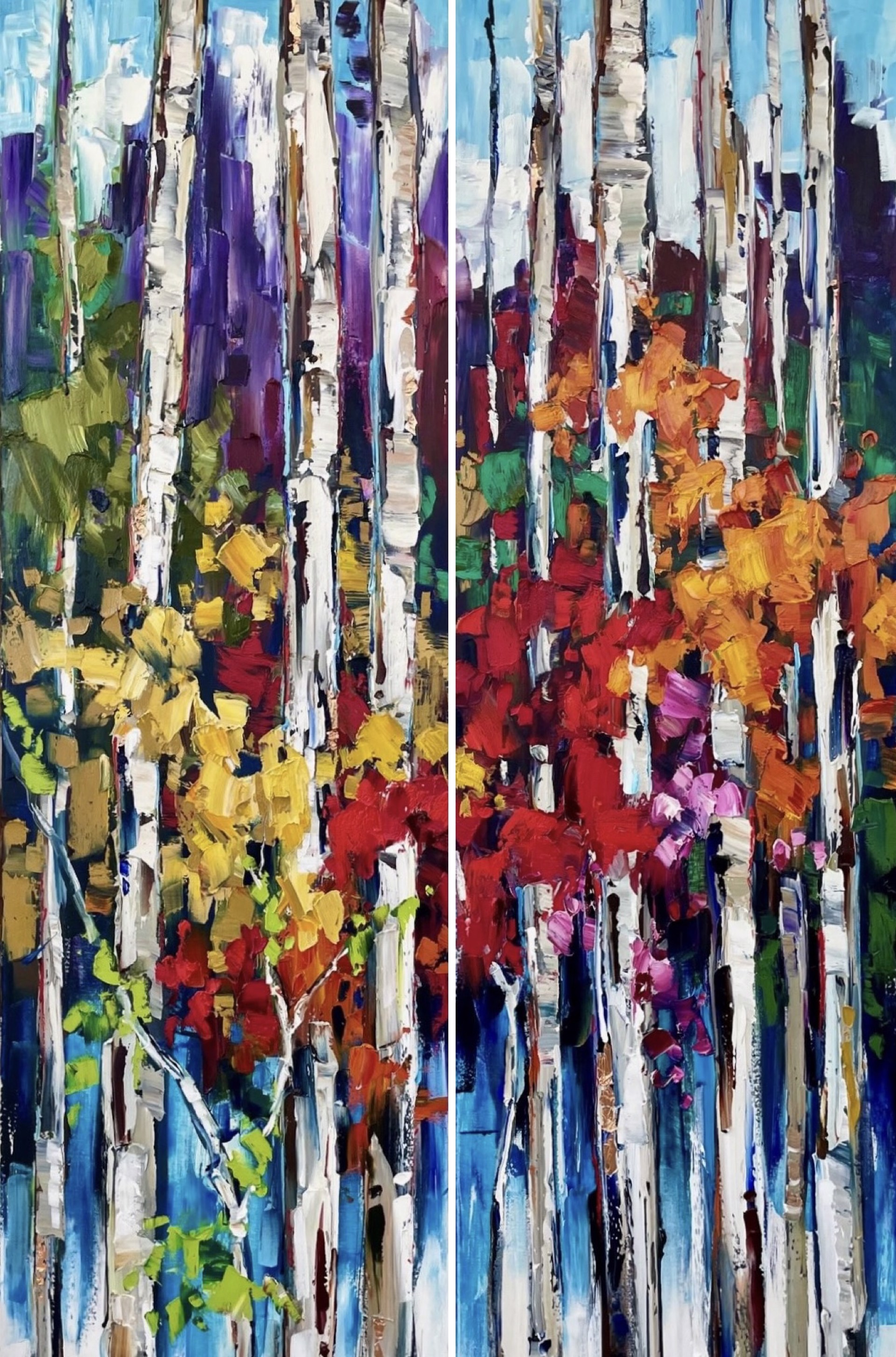 that's what makes you different 1 & 2 (diptych) by Kimberly Kiel