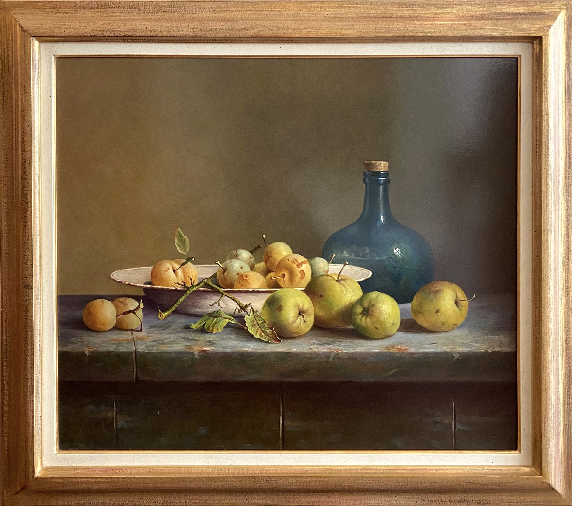 Still Life with Apples by Frans Van der Wal