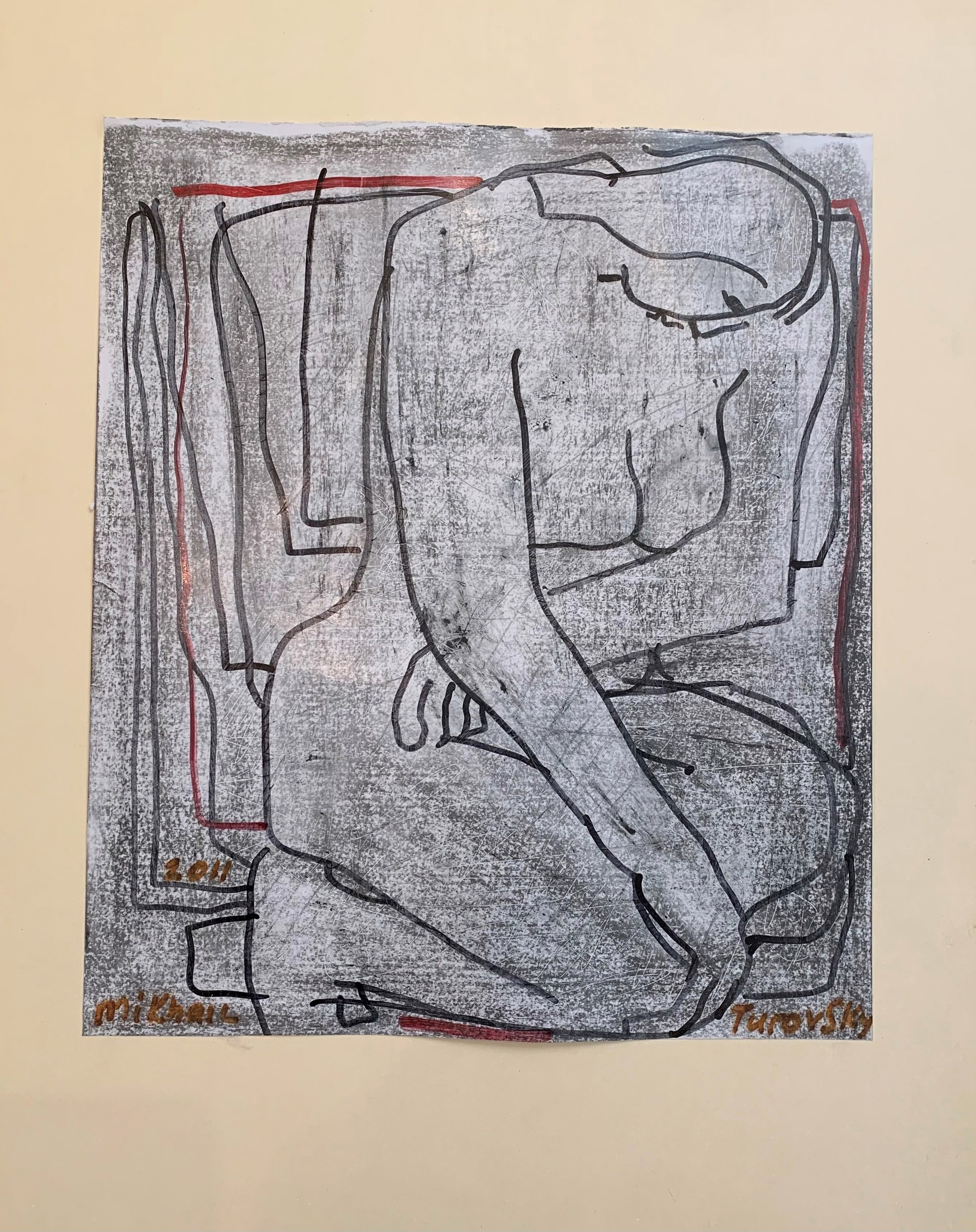 Kneeling Nude SOLD (Benefit for Limbs For Liberty Ukraine) by Mikhail Turovsky