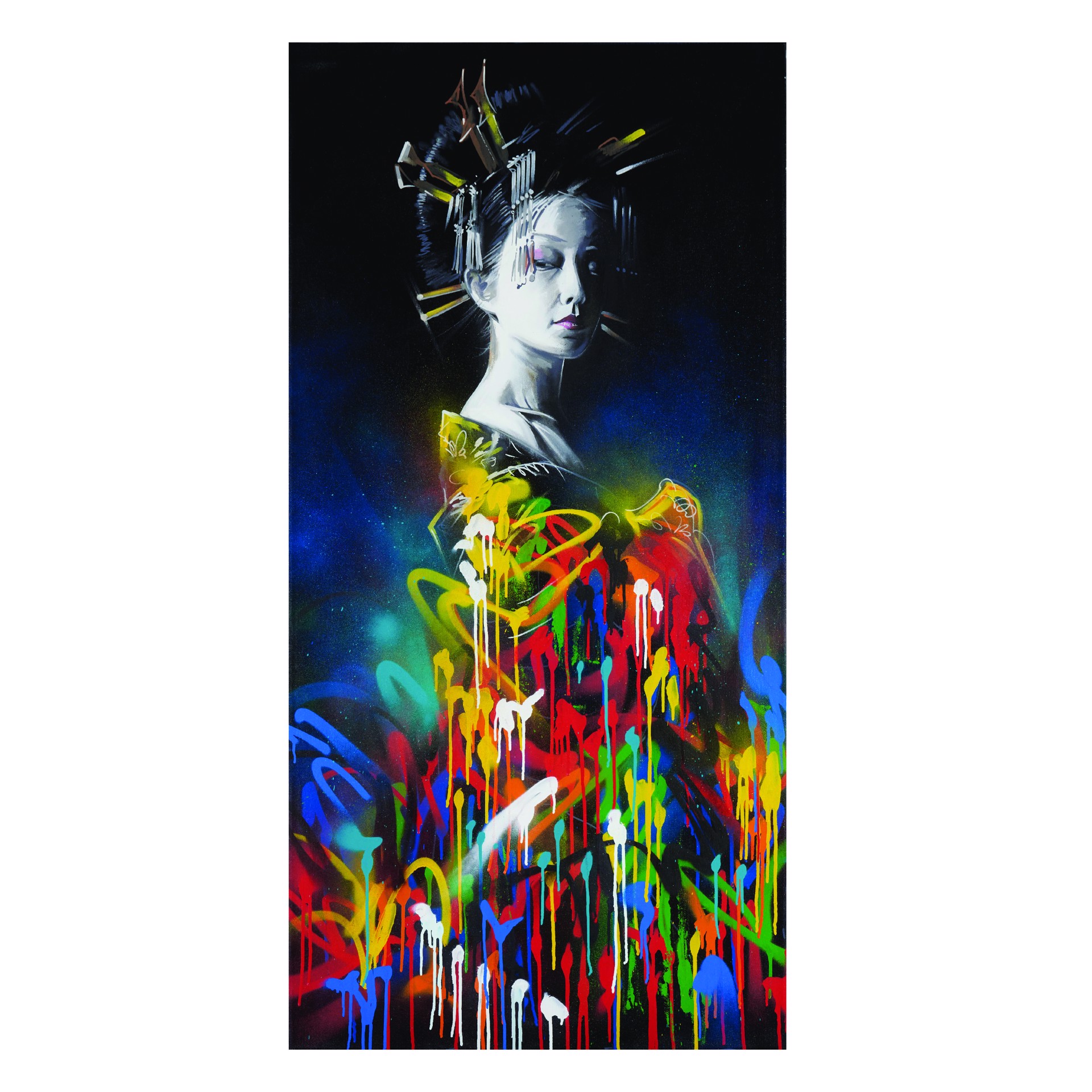 Geisha - Queen of Colors by Dan Kitchener