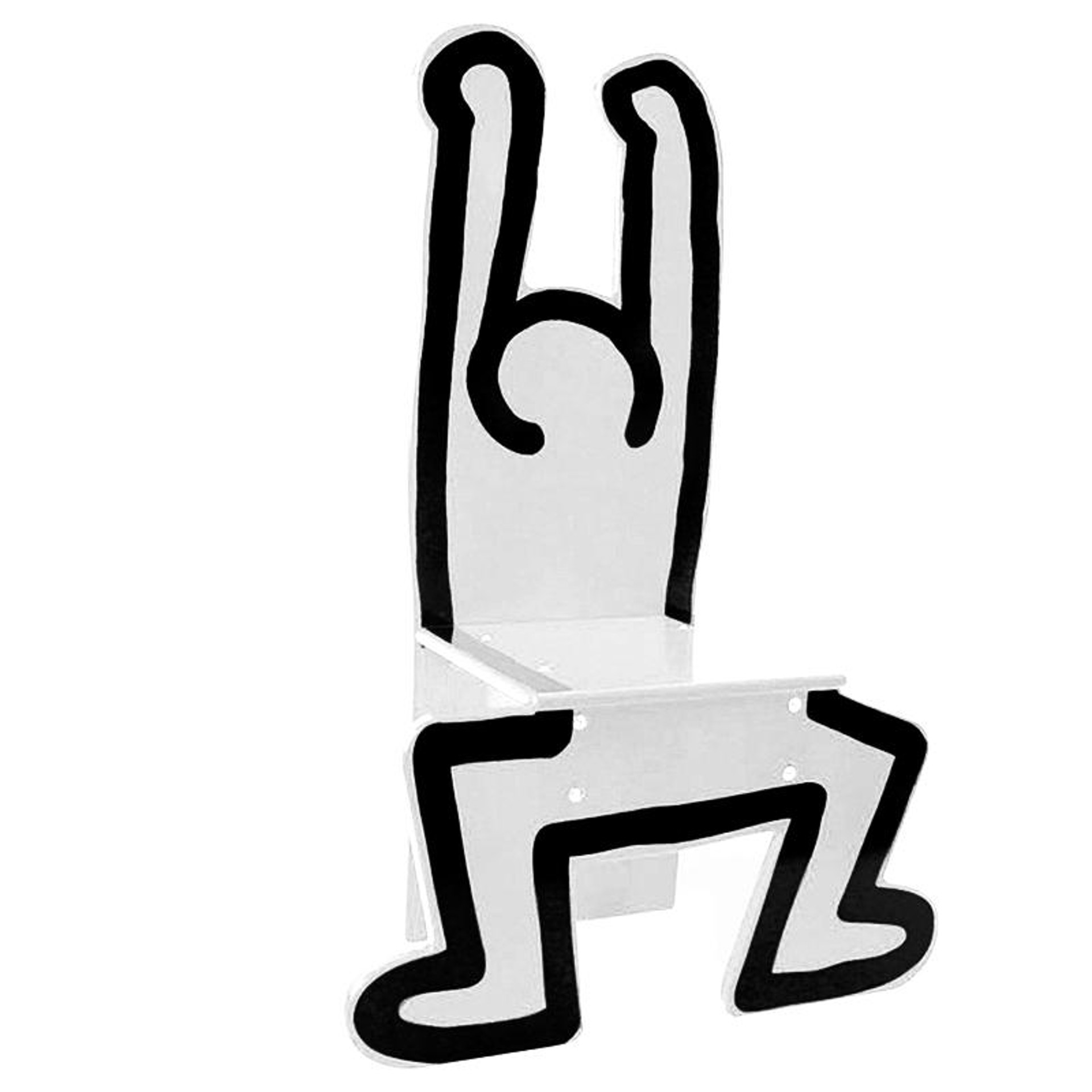 Child's Chair-White by Keith Haring