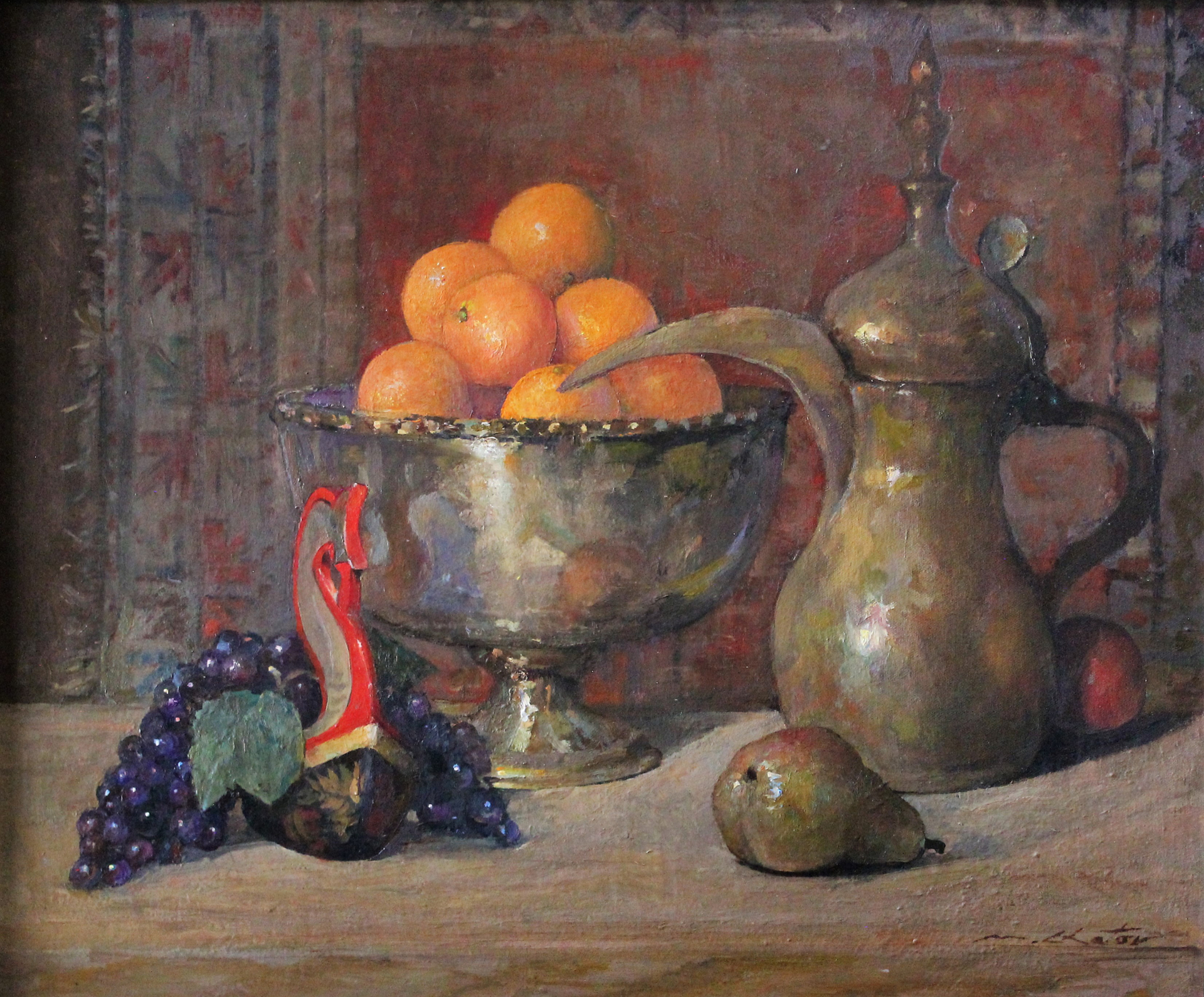 Still Life with Oranges by Marc Chatov