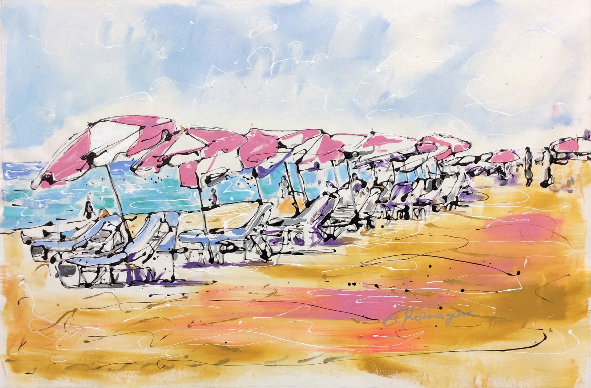"Umbrellas" by Eduardo Romaguera