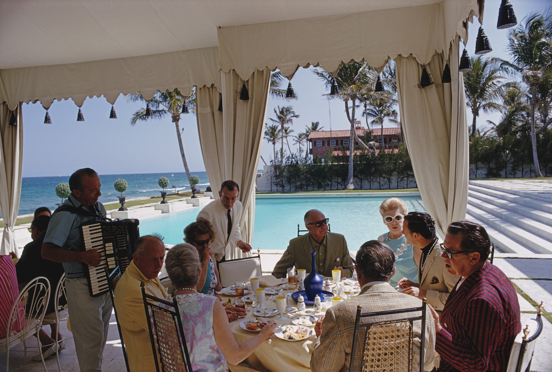 Dining at Wilmot's by Slim Aarons