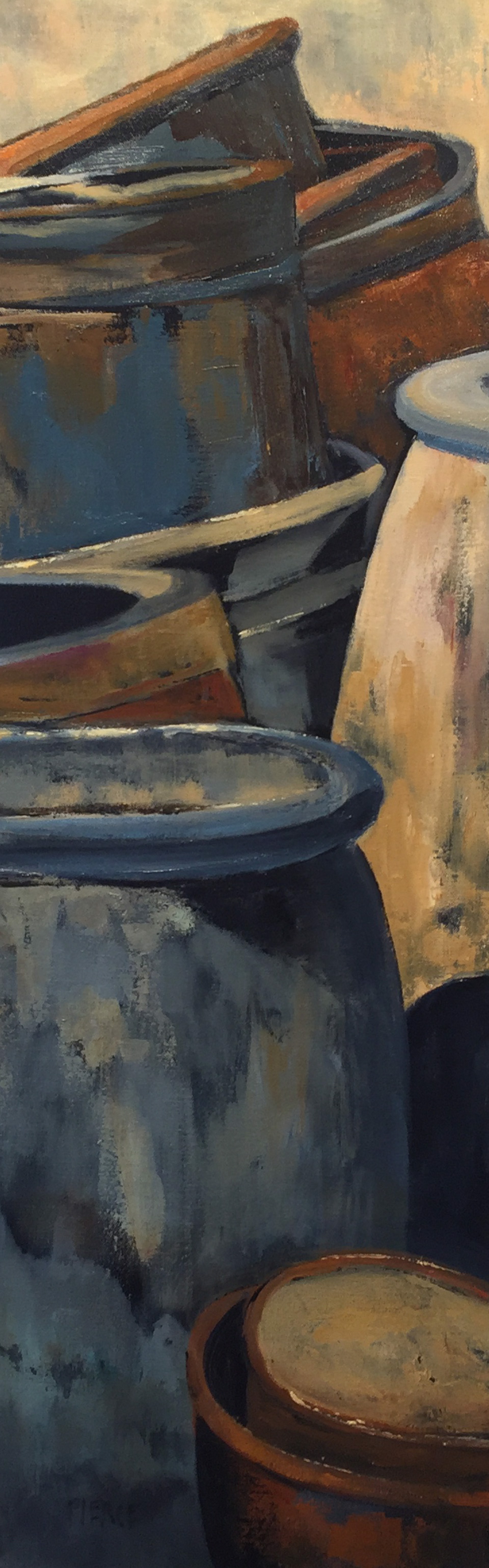 Clay Pot Series II by Carol Pierce