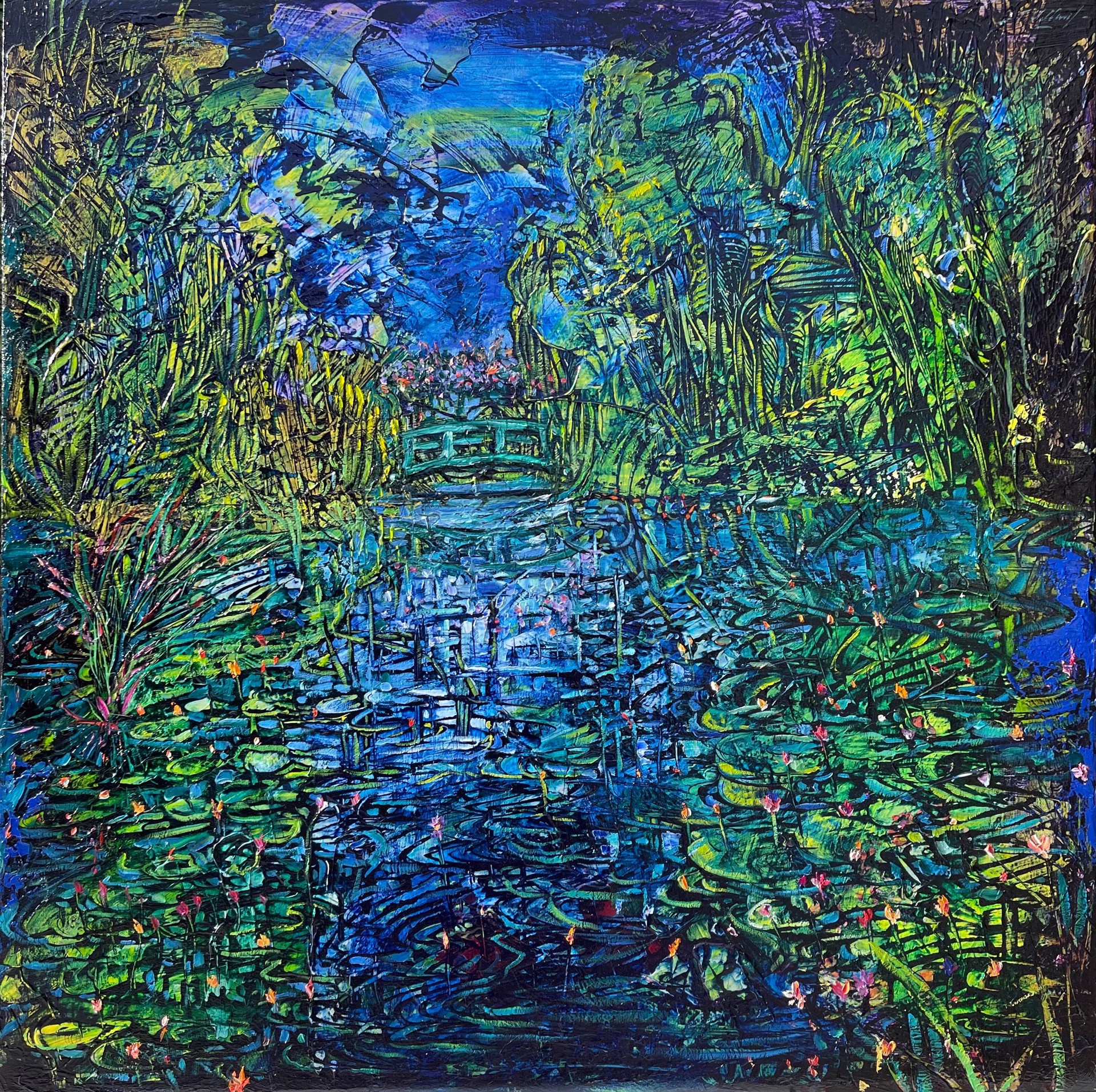 The Waterlilly Pond by Fredy Villamil