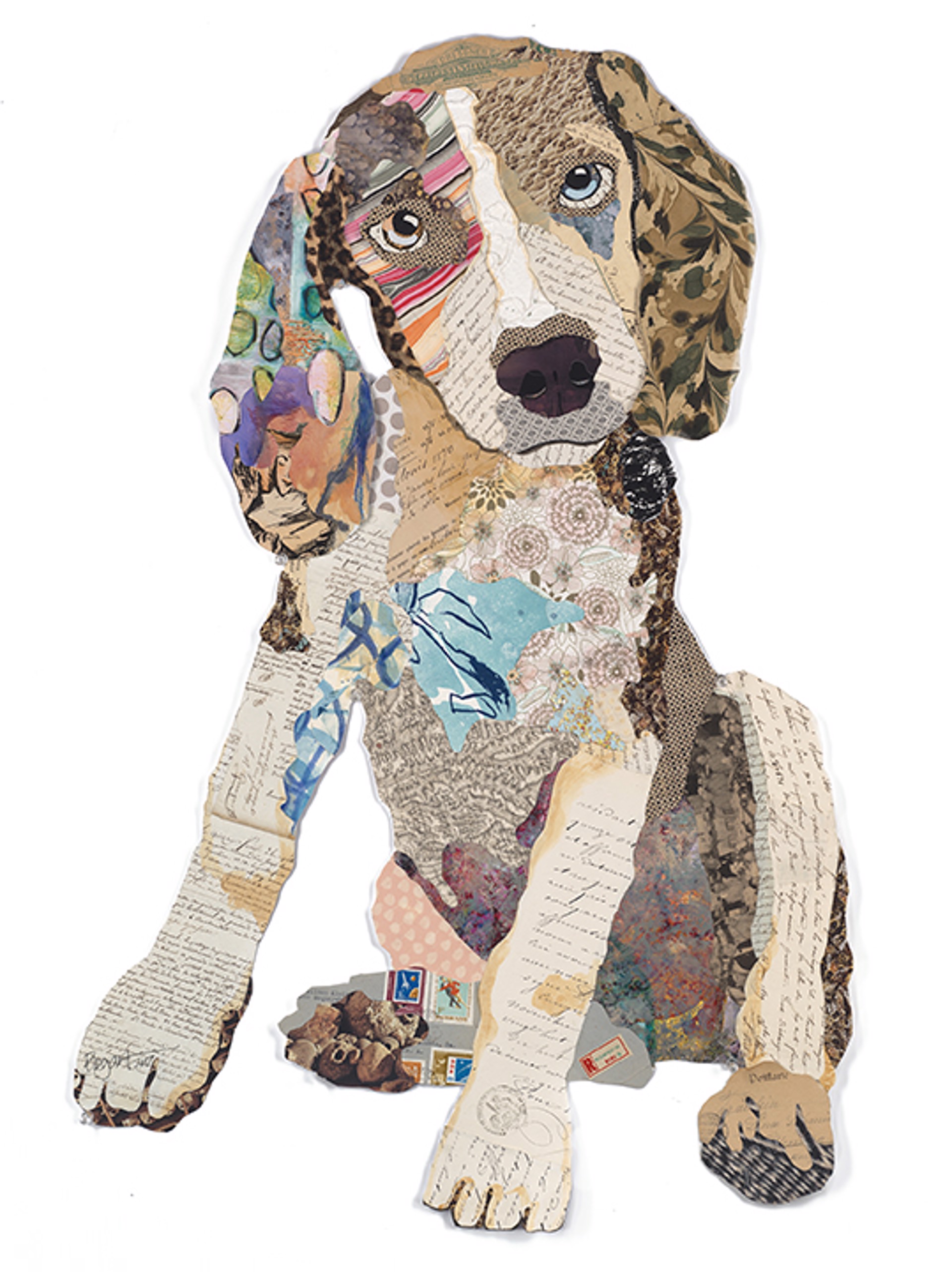 Beagle Puppy by Brenda Bogart - Prints