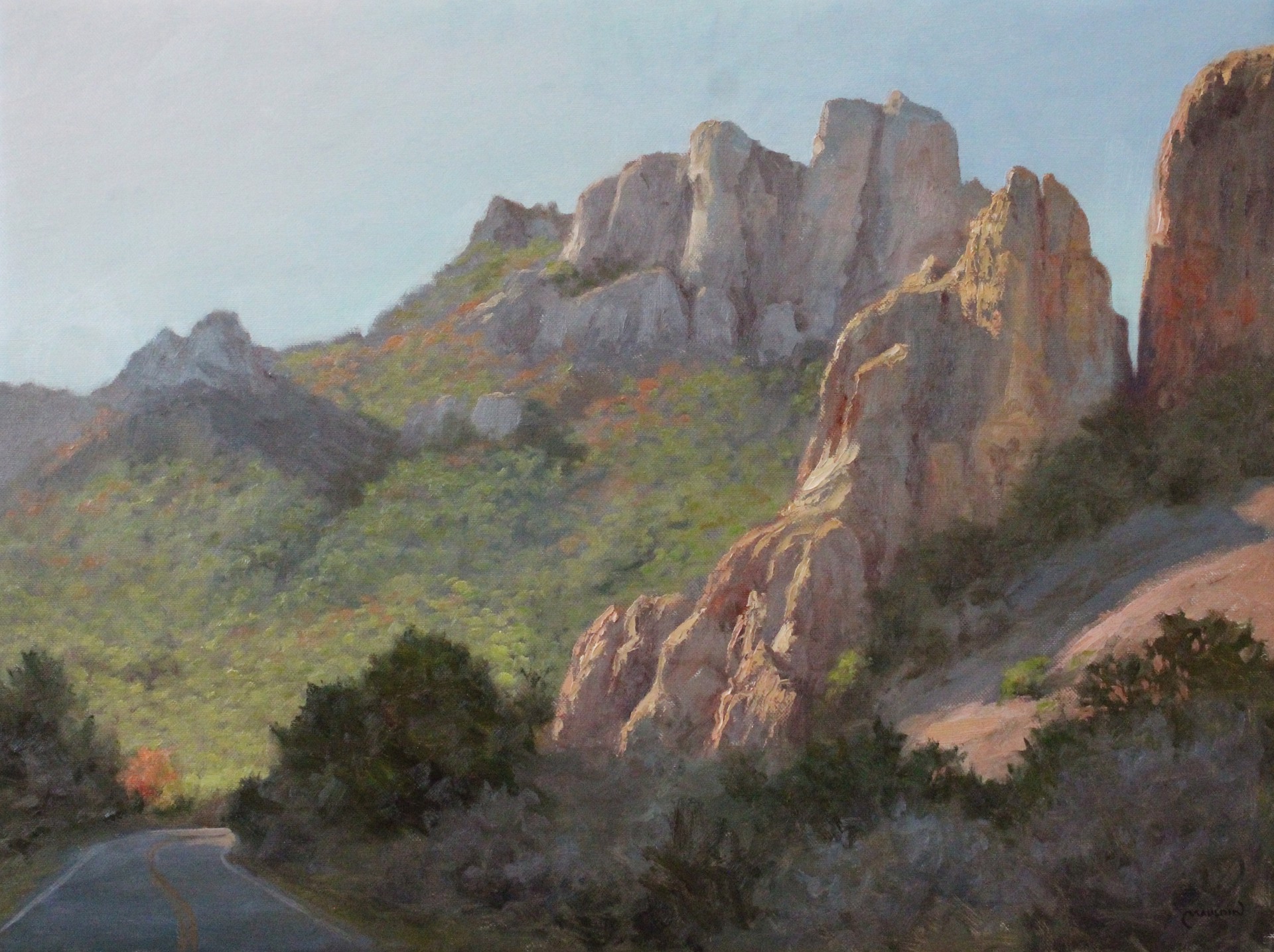 The Road to Chisos Basin by Chuck Mauldin