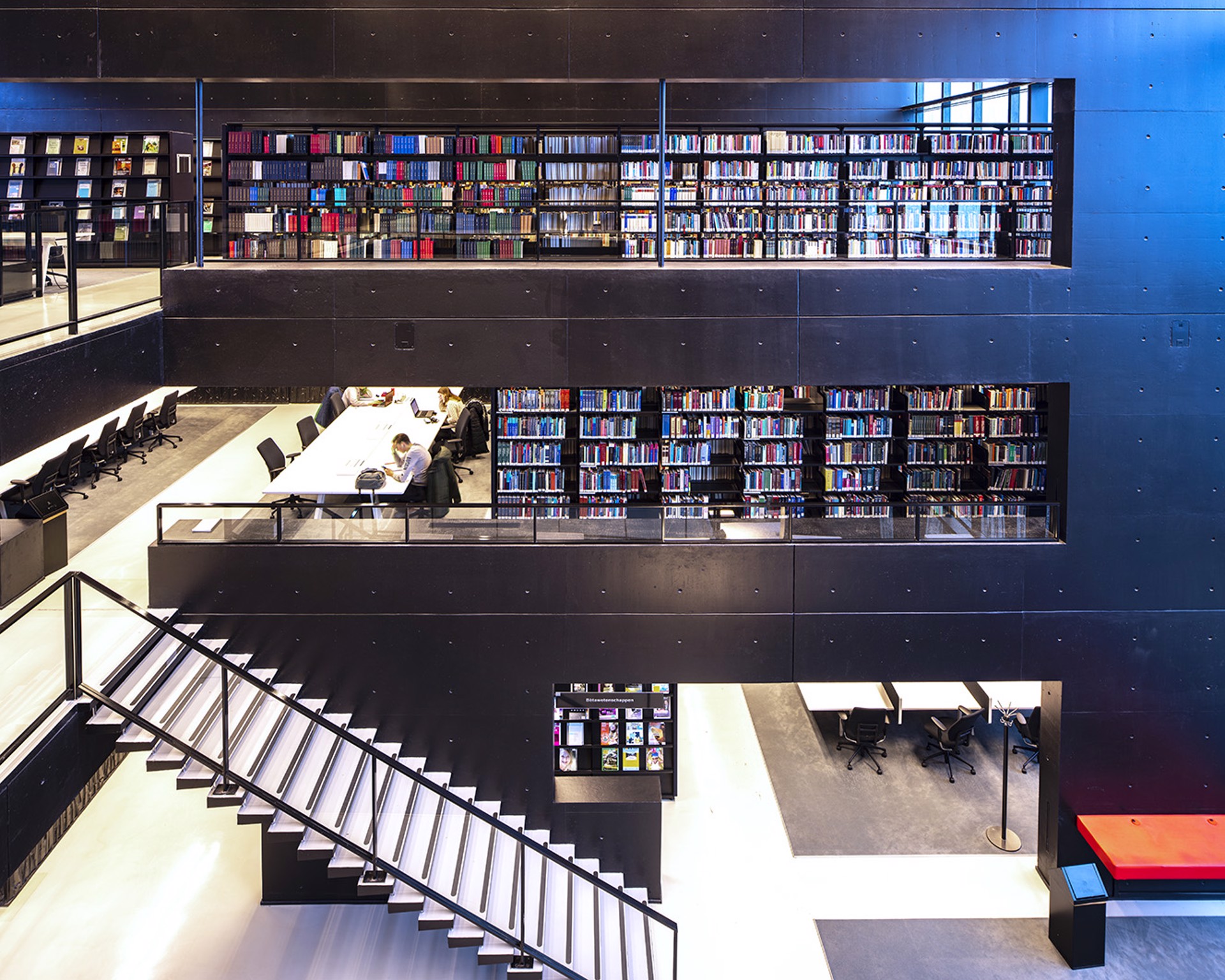 Uithof Library, Utrecht, Netherlands by Reinhard Goerner