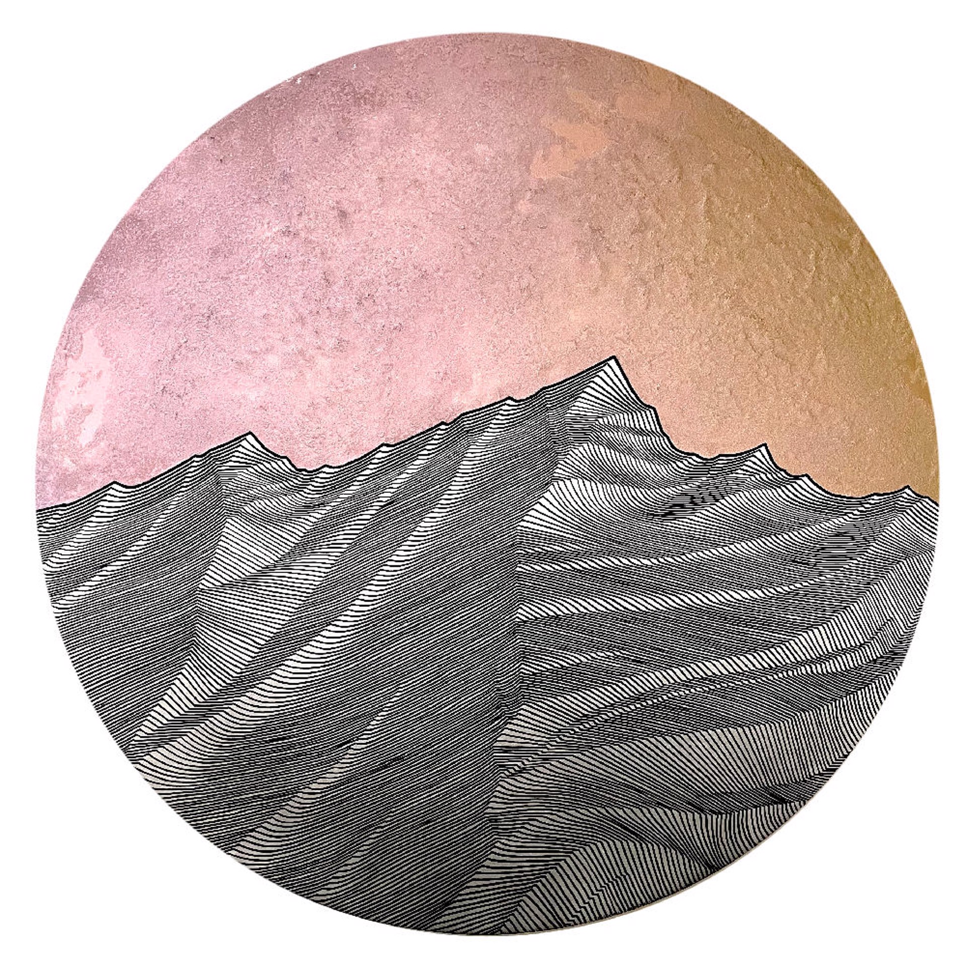 Pink Moonrise by Havoc Hendricks