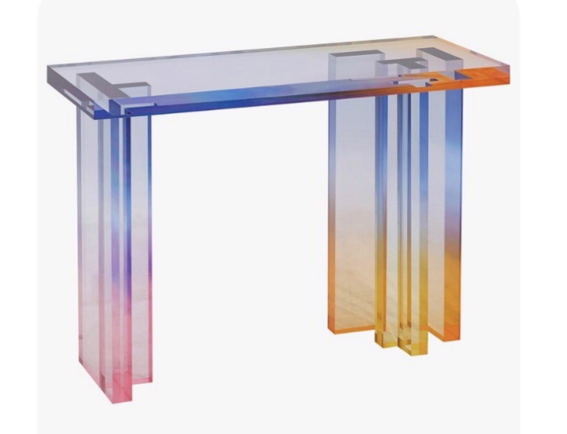 Acrylic Console Table #1 by Saerom Yoon