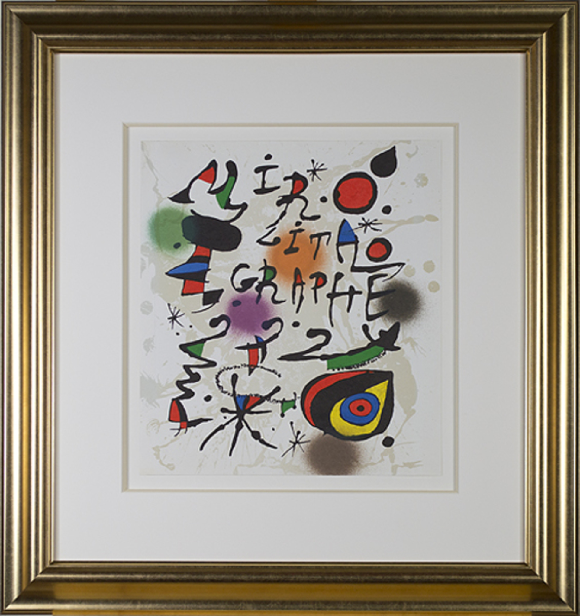 Lithographs III Cover from "Miro Lithographs III, Maeght Publisher" by Joan Miró
