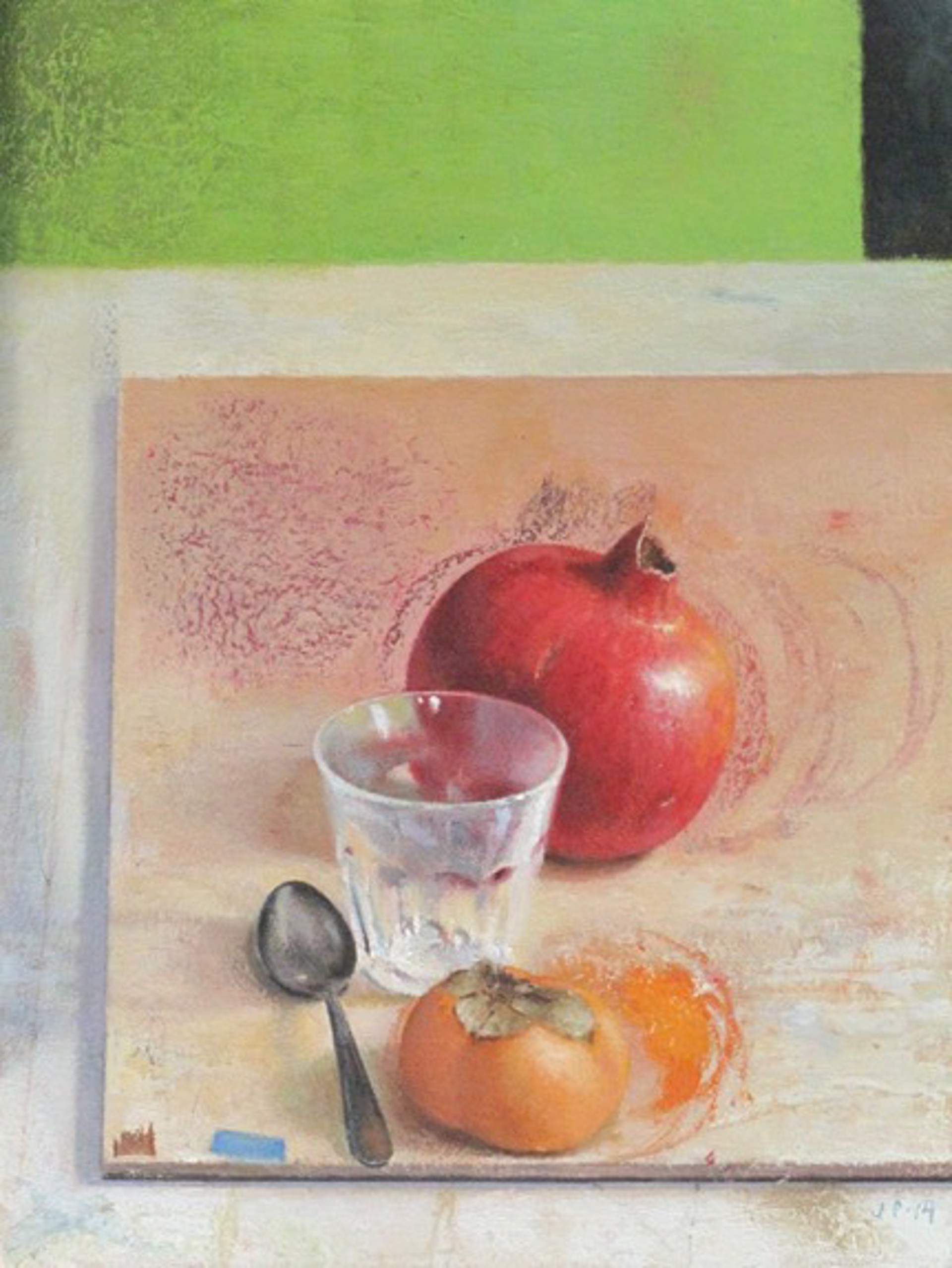Pomegranate and Spoon by Jim Phalen