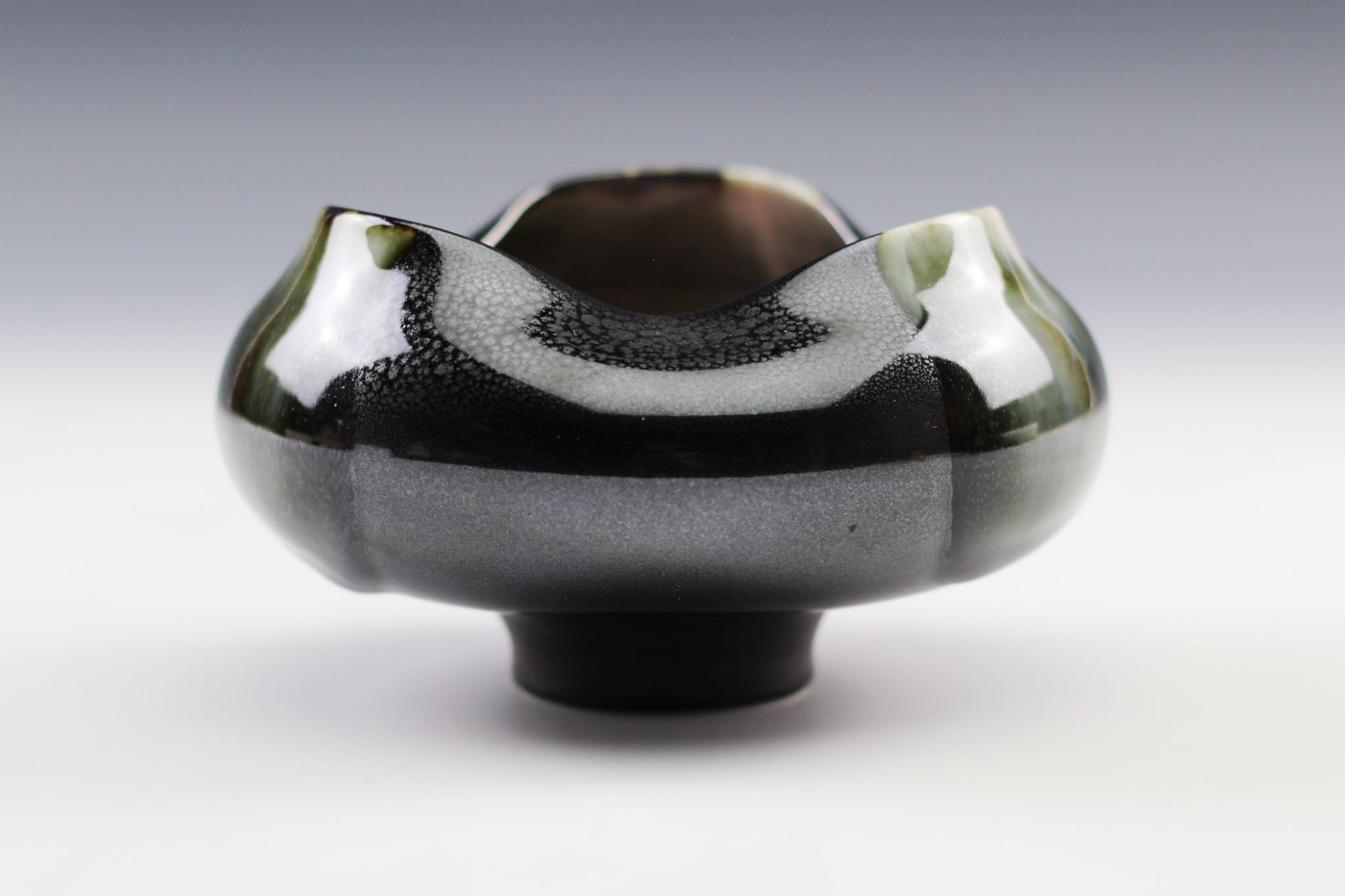 Oil Spot Tea Bowl by Charlie Olson
