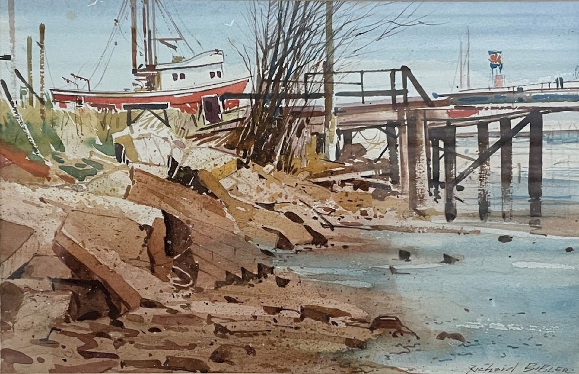 Monterey Boatworks by Richard Bibler